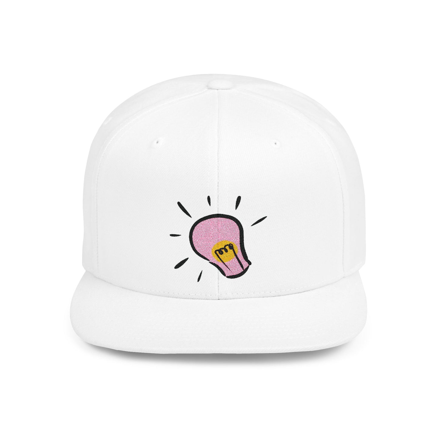 Inspire Idea Bulb Flat Bill Snapback