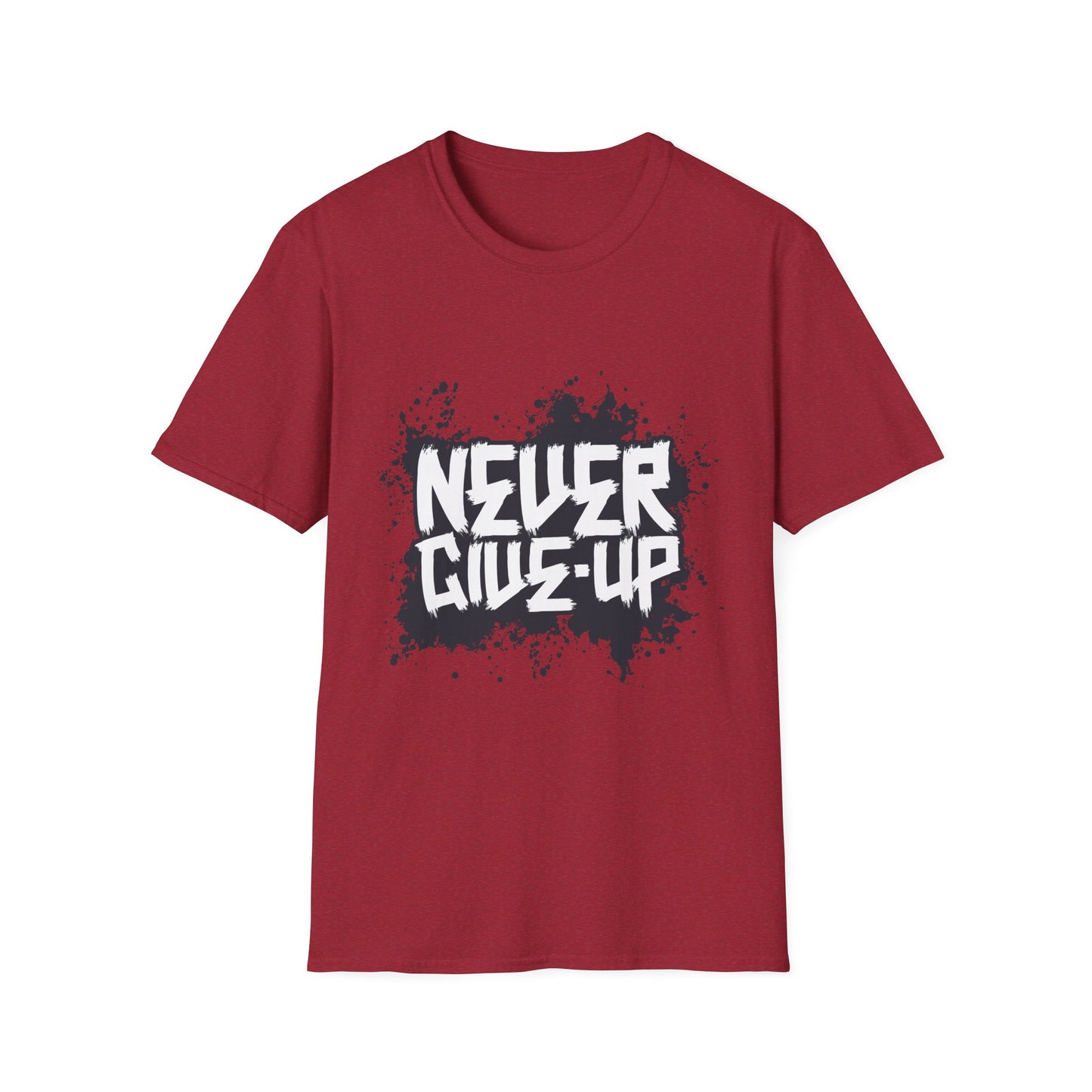 Never Give Up Unisex Softstyle T-Shirt