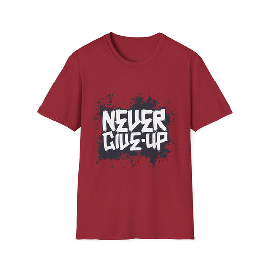 Never Give Up Unisex Softstyle T-Shirt