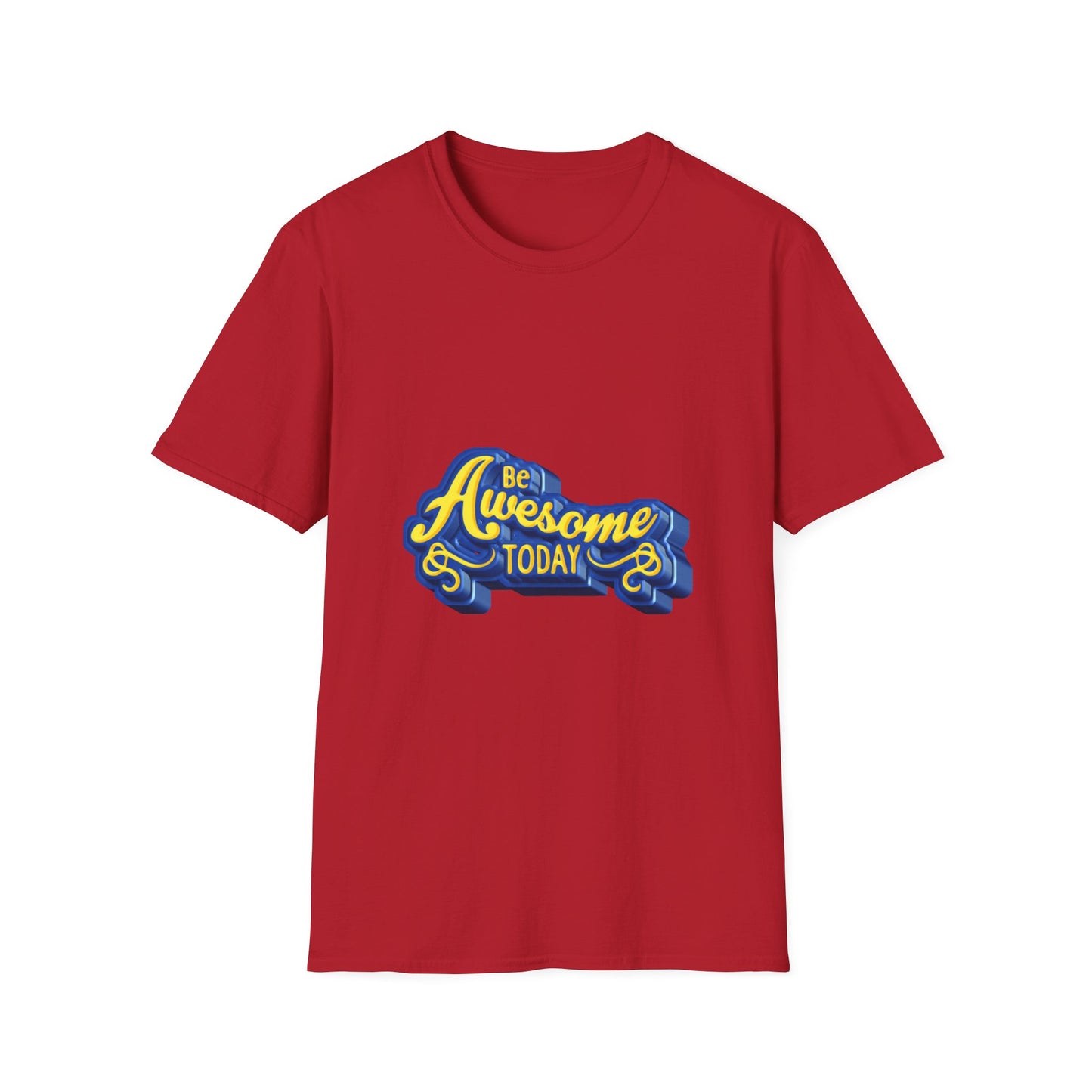 Be Awesome today Unisex Softstyle T-Shirt