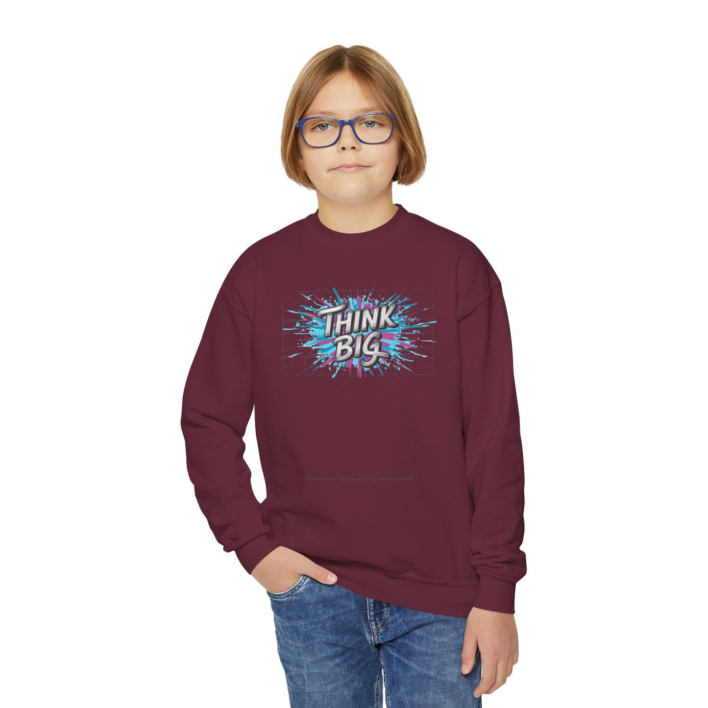 Think Big Youth Crewneck Sweatshirt