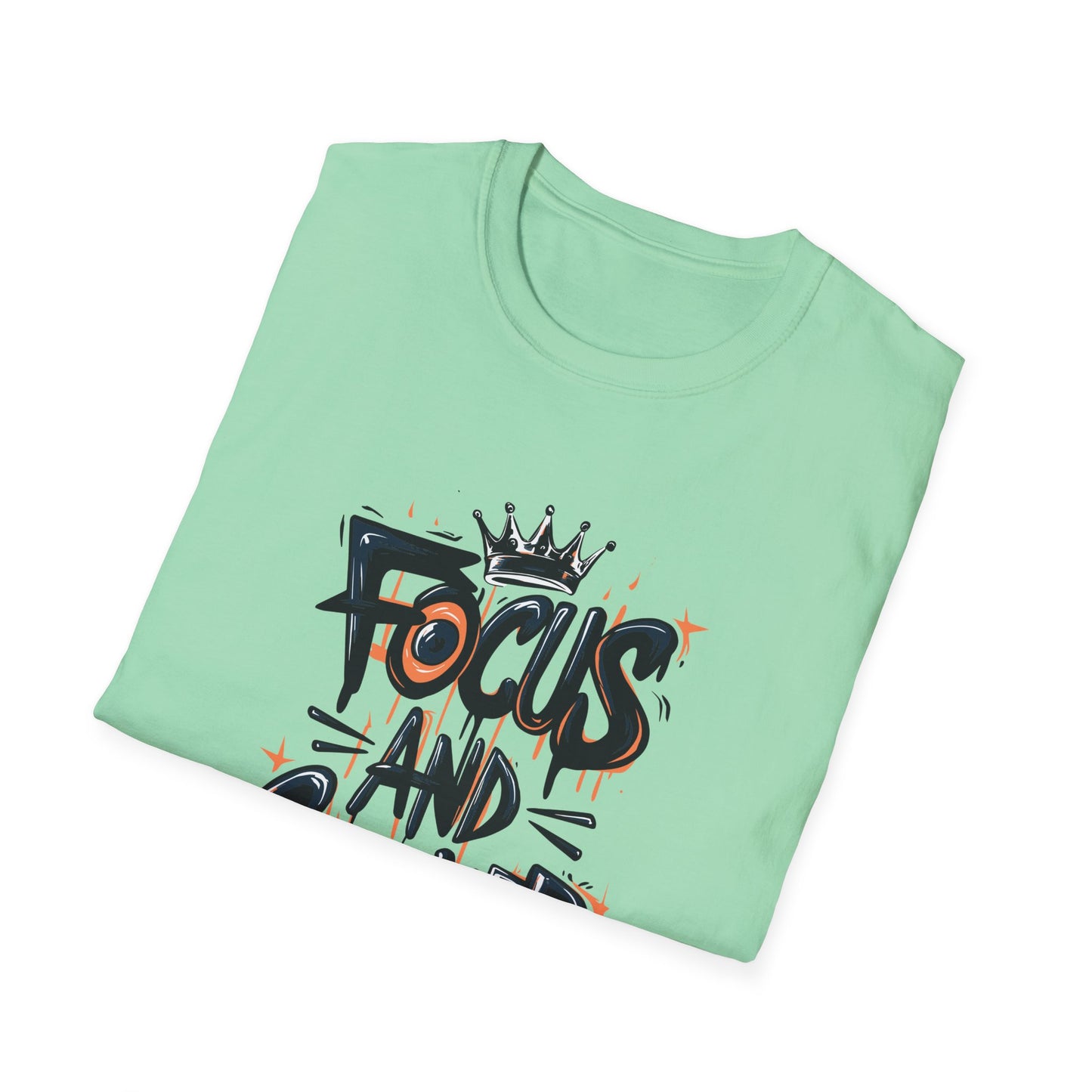 Focus And Conquer Unisex Softstyle T-Shirt