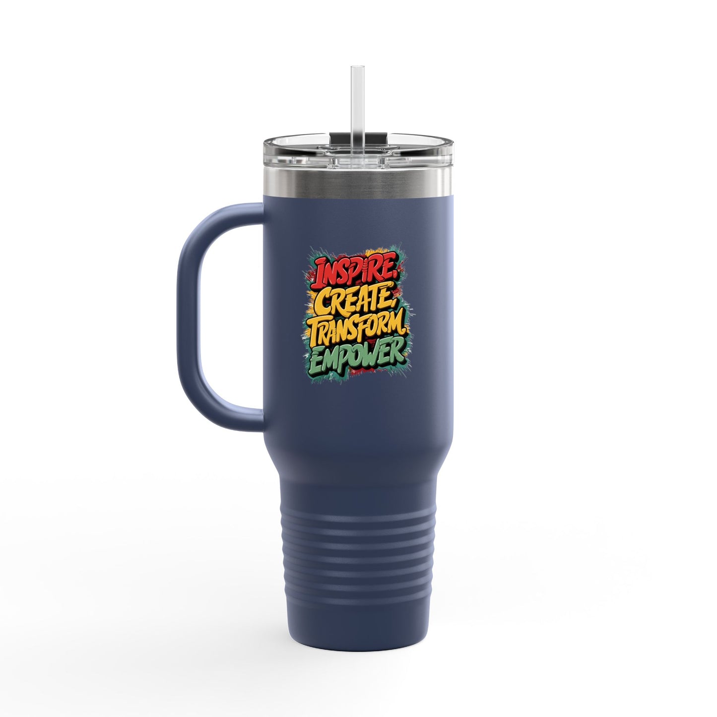 Inspire Create Transform Empower Insulated Travel Mug, 40oz