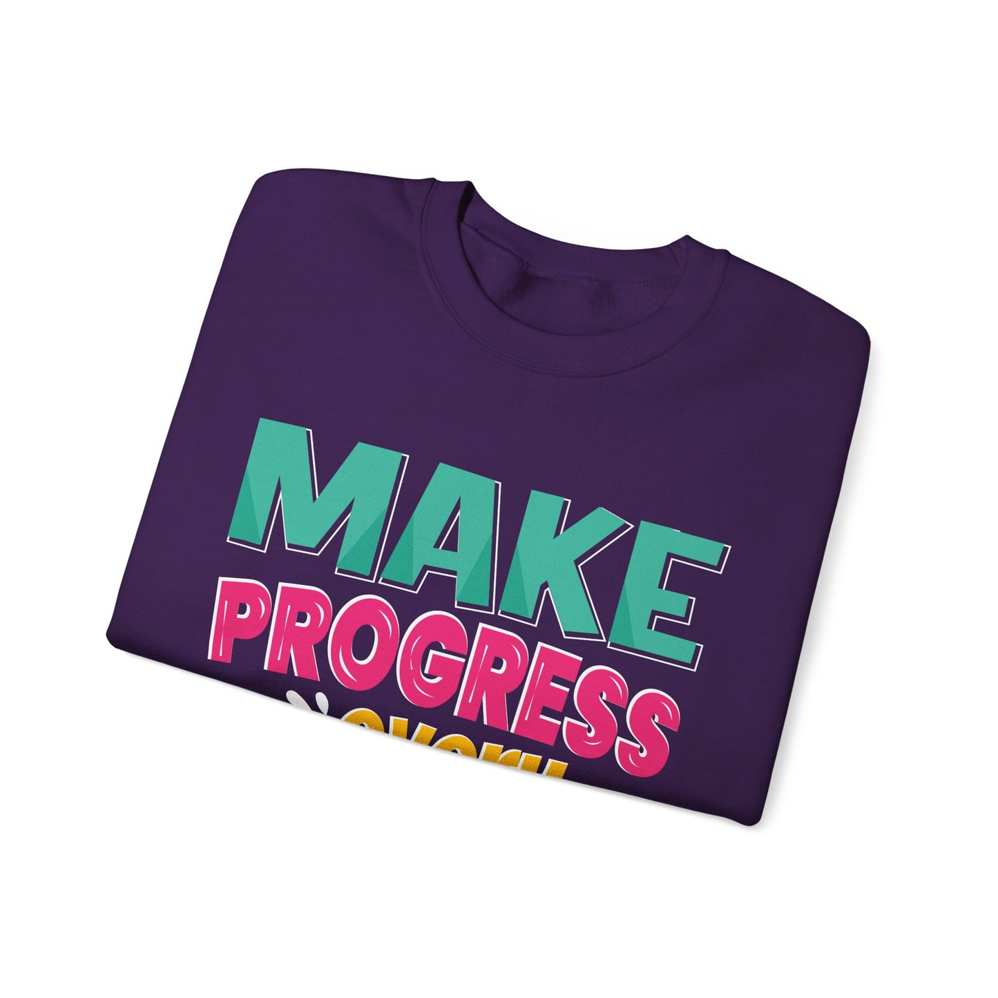 Make Progress Every Day Unisex Heavy Blend™ Crewneck Sweatshirt
