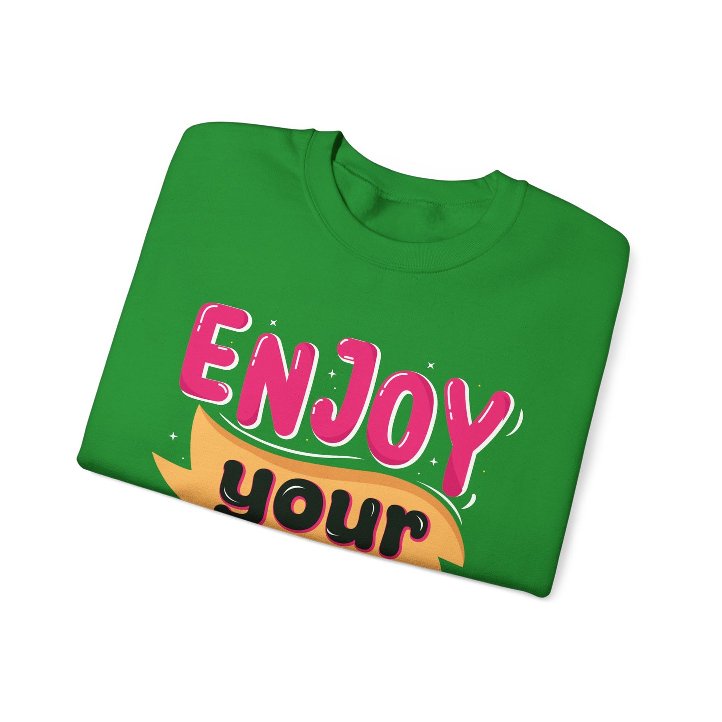 Enjoy Your Life Unisex Heavy Blend™ Crewneck Sweatshirt