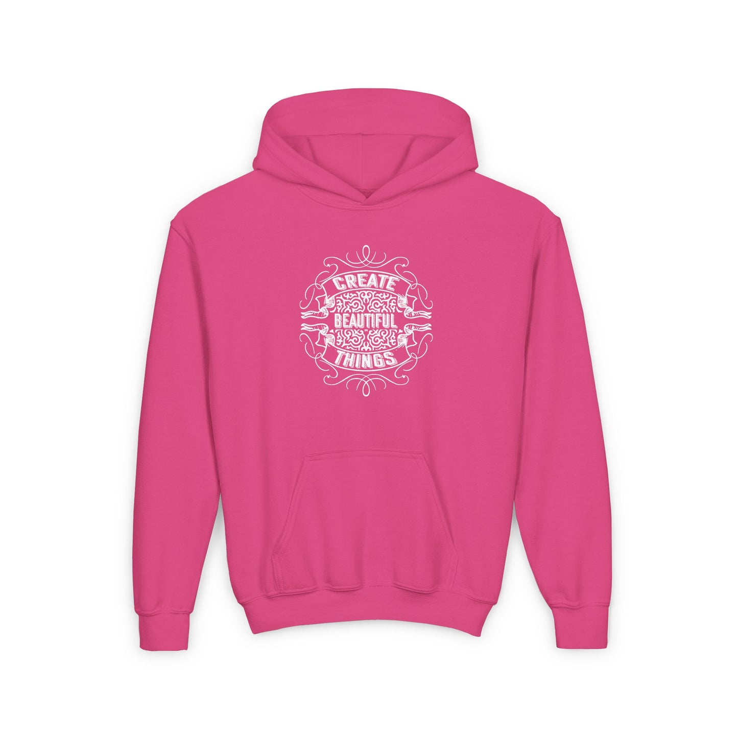 Create Beautiful Things Youth Heavy Blend Hooded Sweatshirt