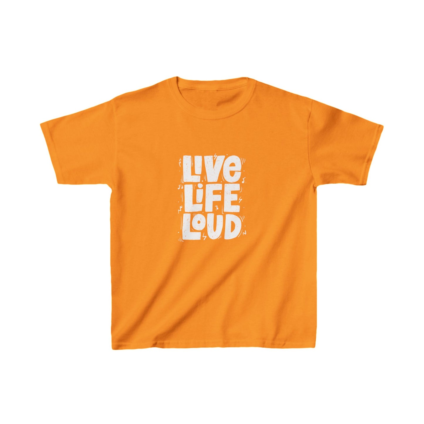 Live Life Loud Kids Heavy Cotton™ Tee