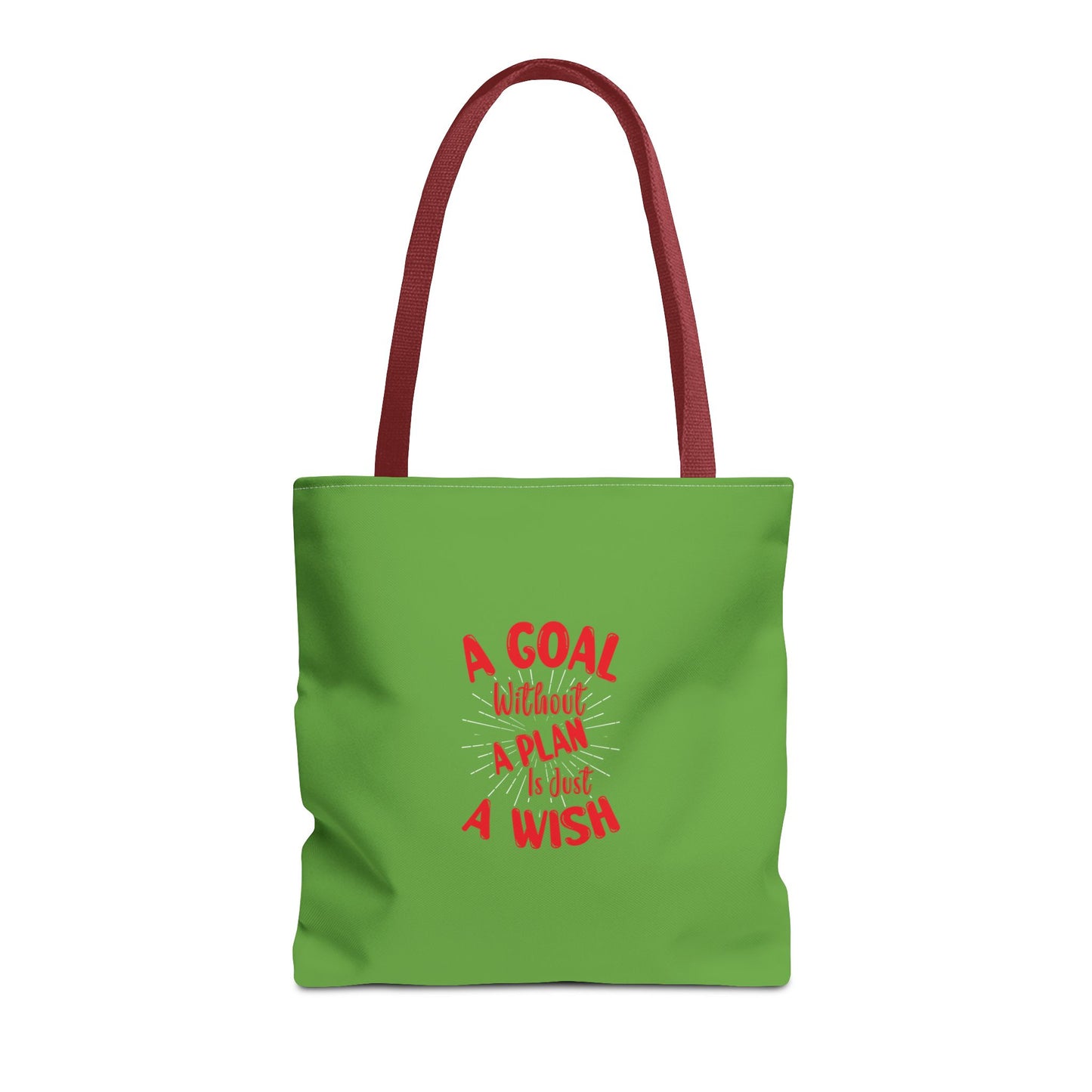 A Goal Without A Plan Is Just A Wish Tote Bag (AOP)