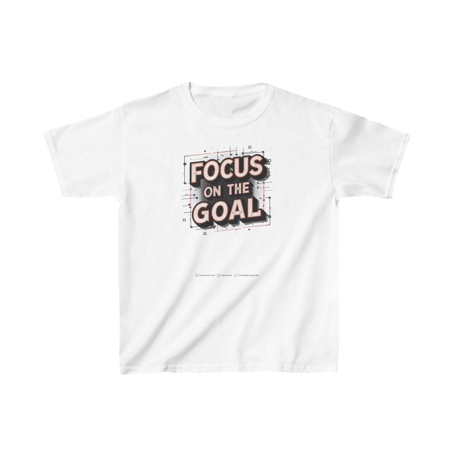 Focus On The Goal Kids Heavy Cotton™ Tee