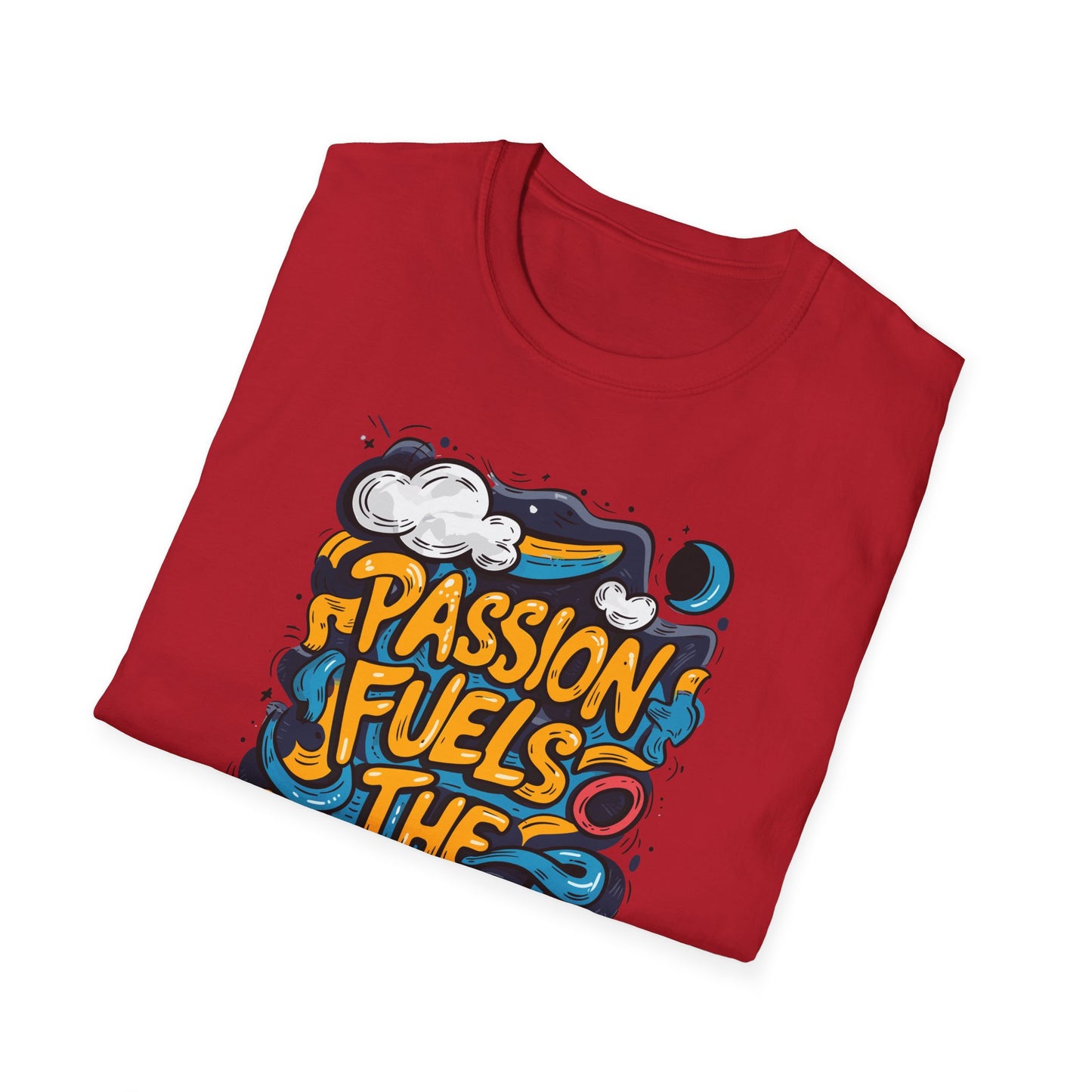 Passion Fuels The Journey Unisex Softstyle T-Shirt
