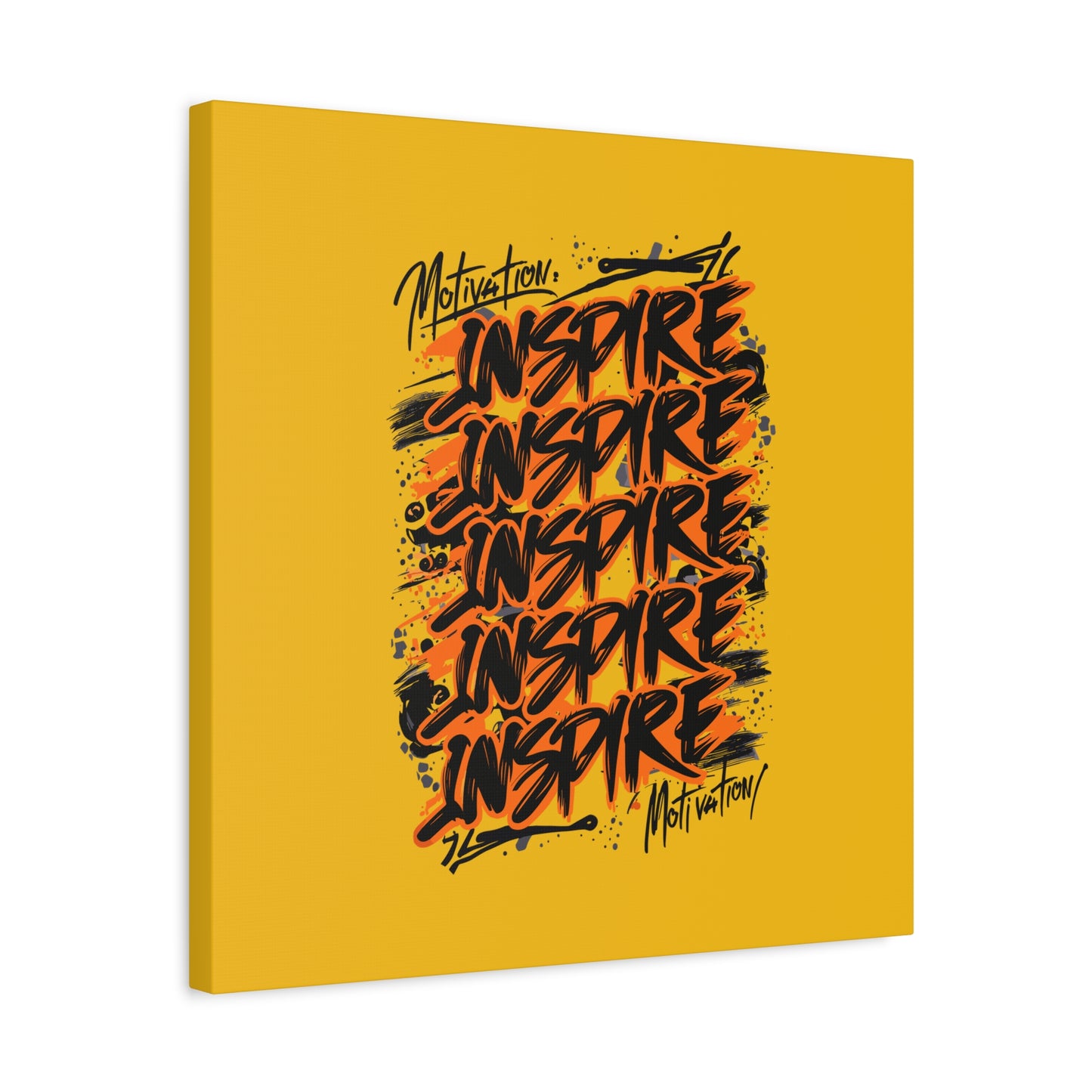 Motivation Inspire Motivation Matte Canvas, Stretched, 1.25"