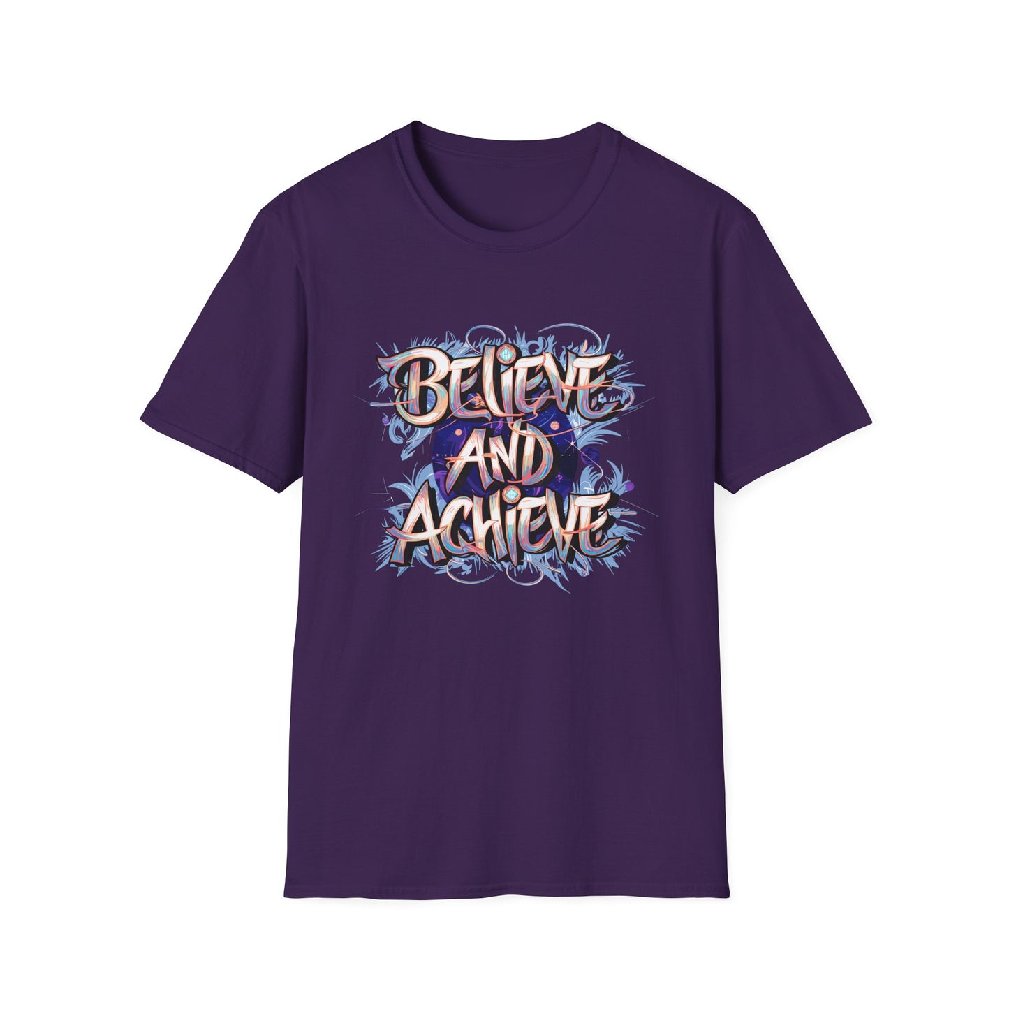 Believe And Achieve Unisex Softstyle T-Shirt