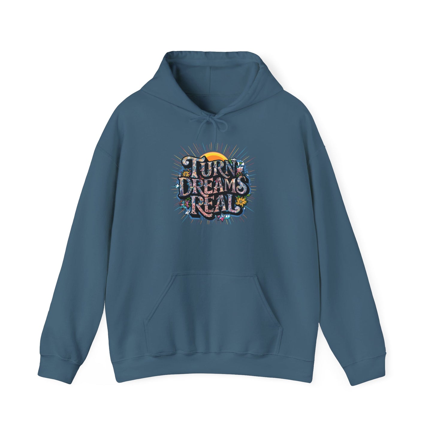 Turns Dreams Real Unisex Heavy Blend™ Hooded Sweatshirt