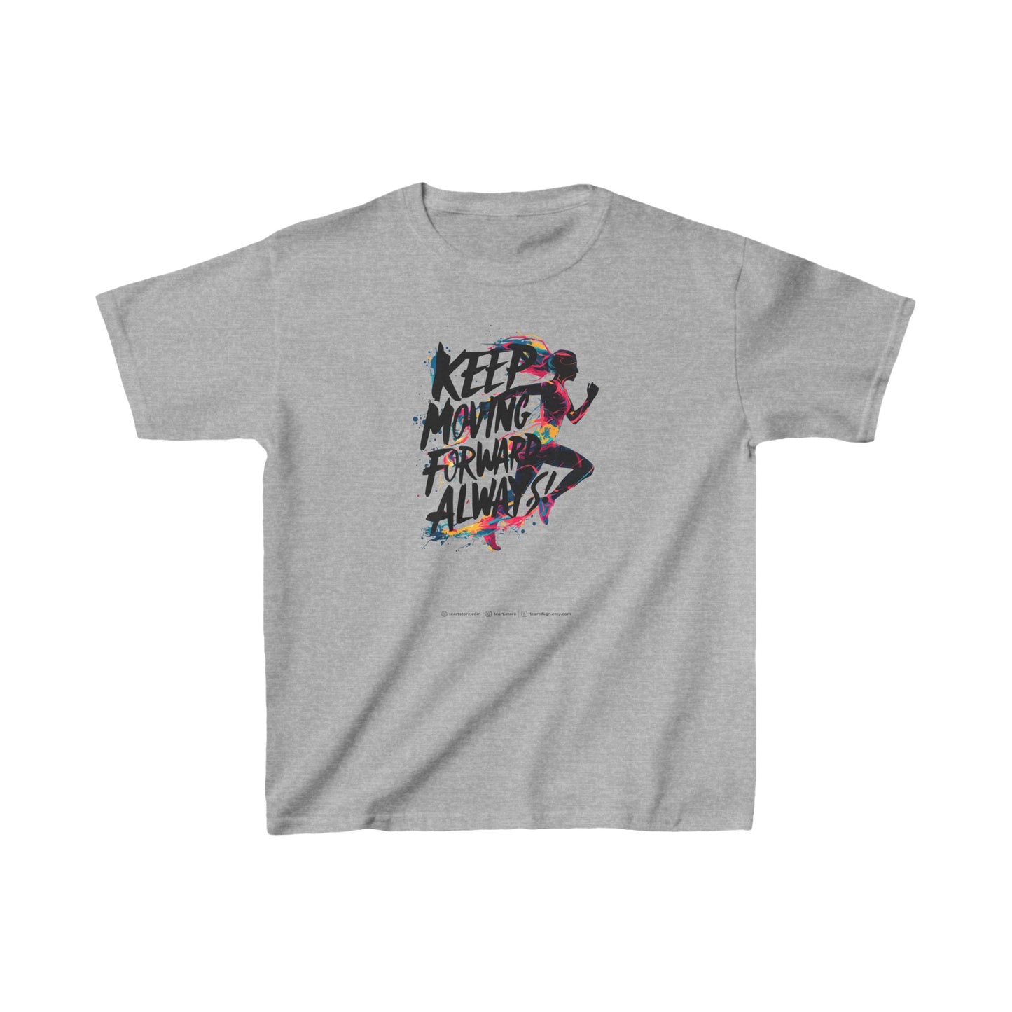 Keep Moving Forward Always Kids Heavy Cotton™ Tee