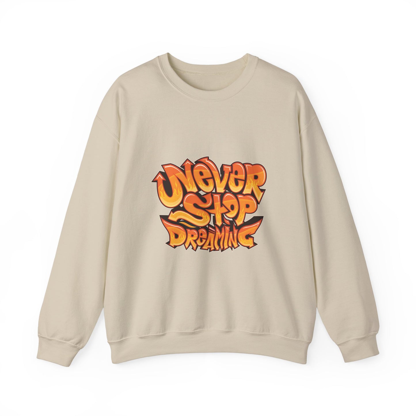 Never Stop Dreaming Unisex Heavy Blend™ Crewneck Sweatshirt