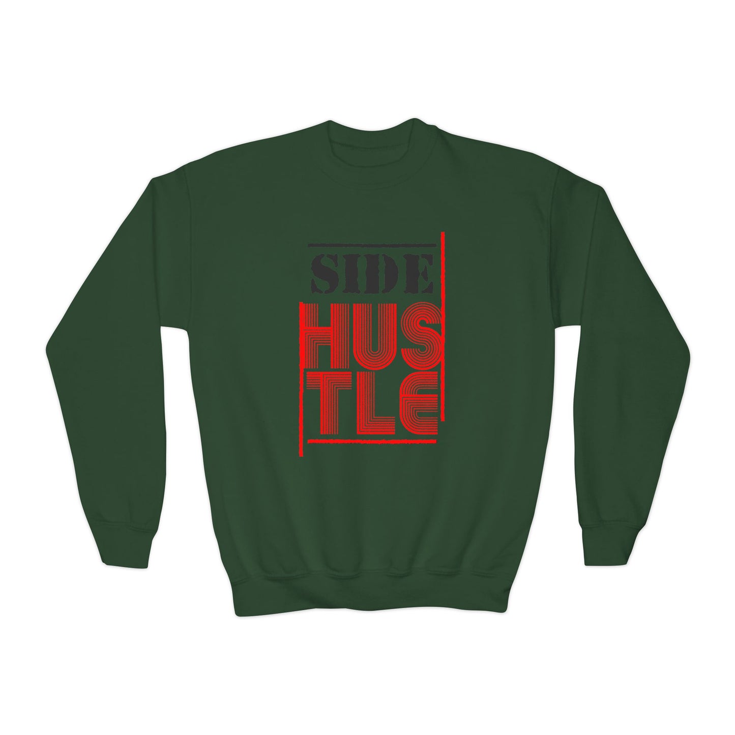 Side Hustle Youth Crewneck Sweatshirt