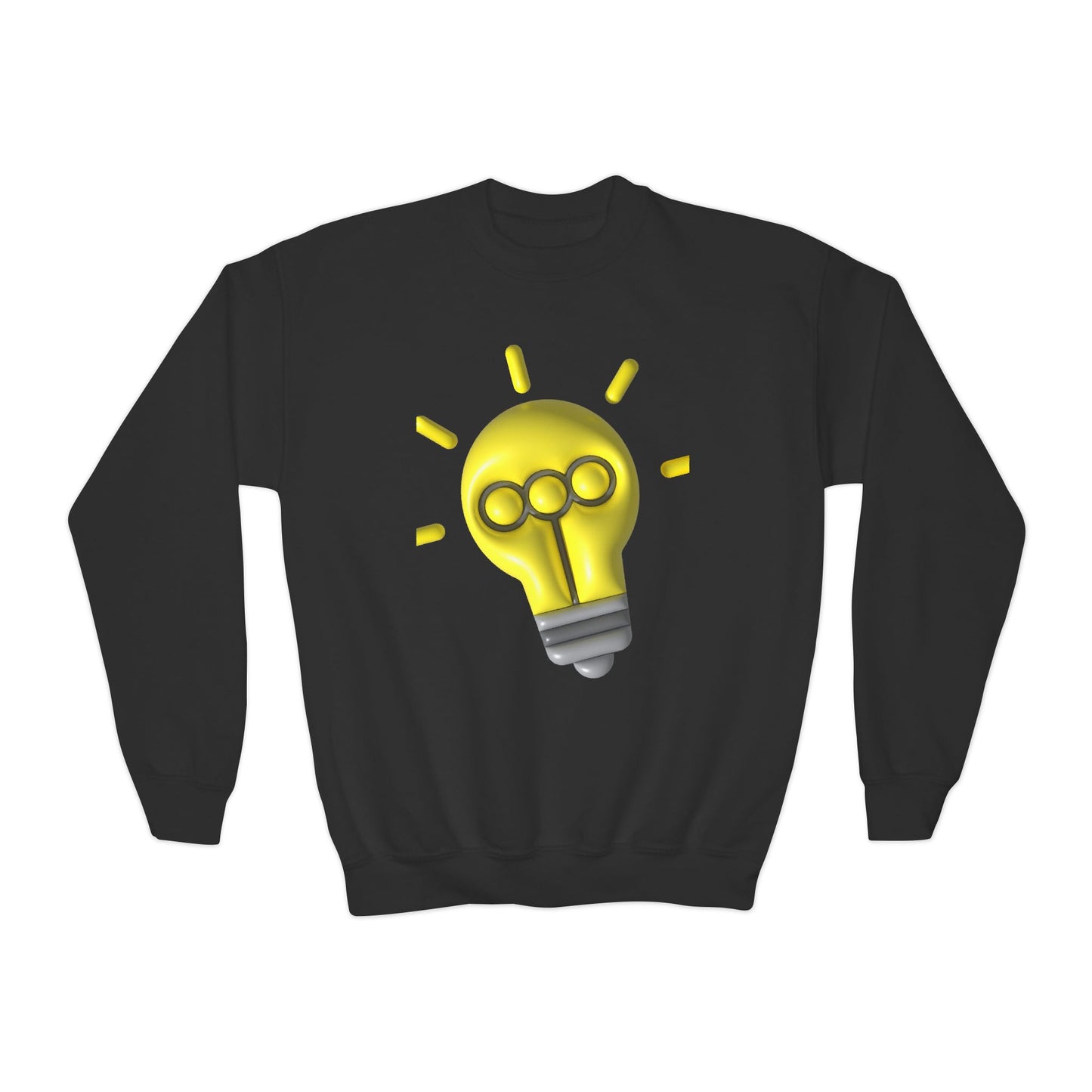 Light Bulb Youth Crewneck Sweatshirt