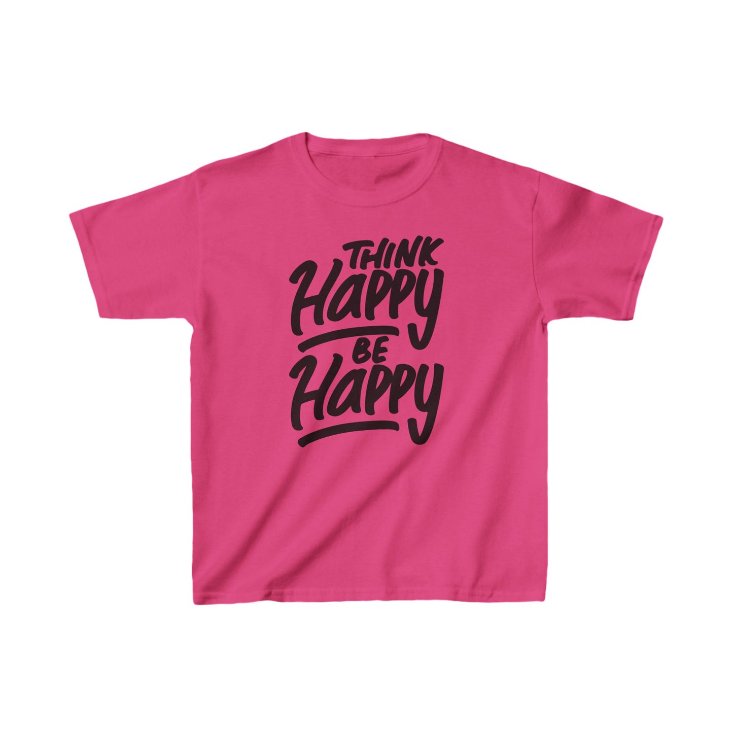 Think Happy Be Happy Kids Heavy Cotton™ Tee