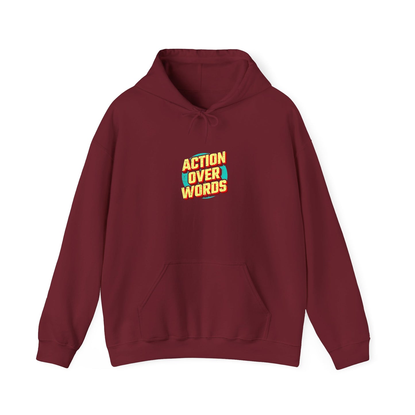 Action Over Words Unisex Heavy Blend™ Hooded Sweatshirt