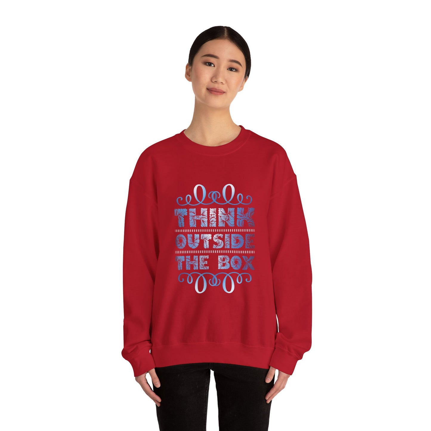 Think Outside The Box Unisex Heavy Blend™ Crewneck Sweatshirt