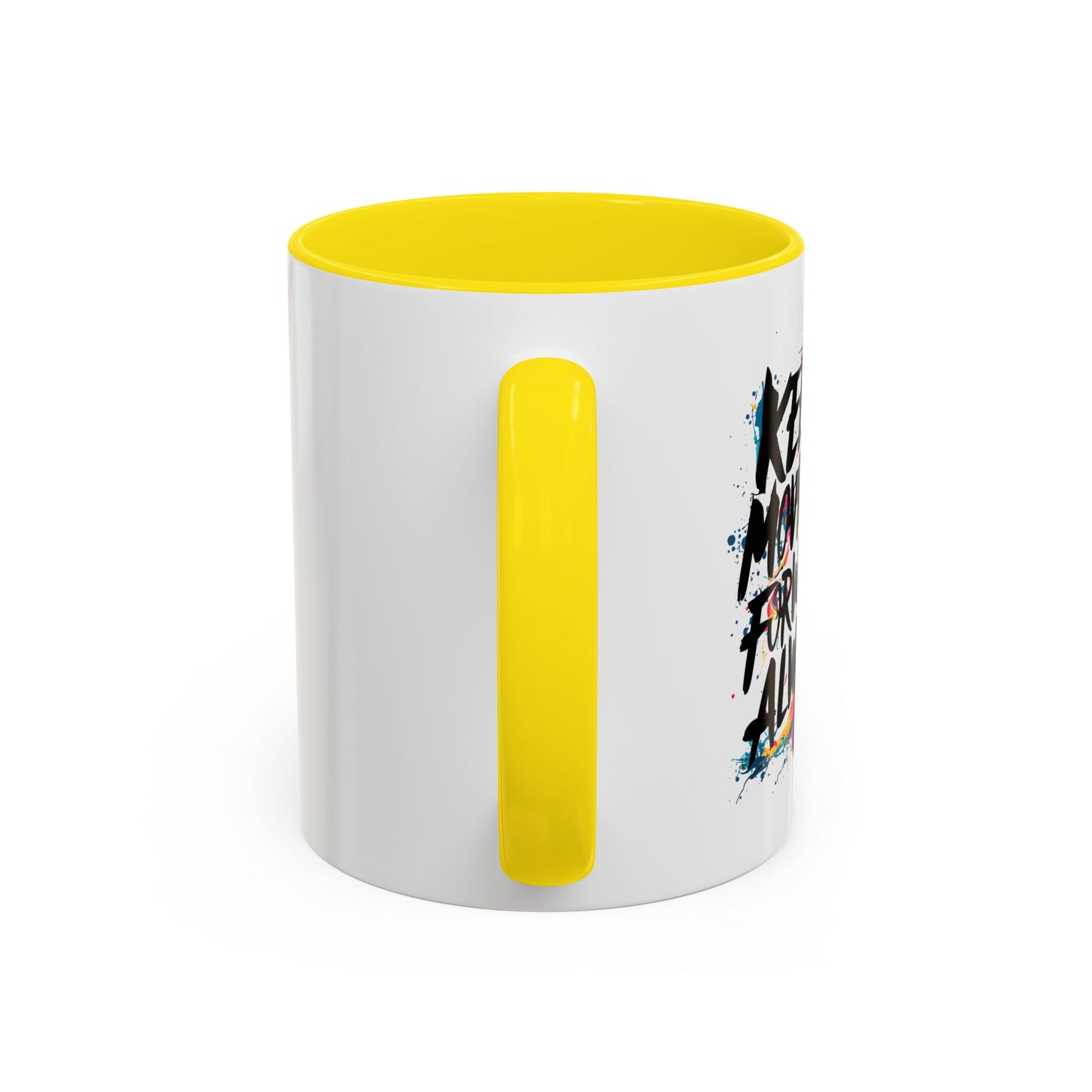 Keep Moving Forward Always Accent Coffee Mug (11, 15oz)