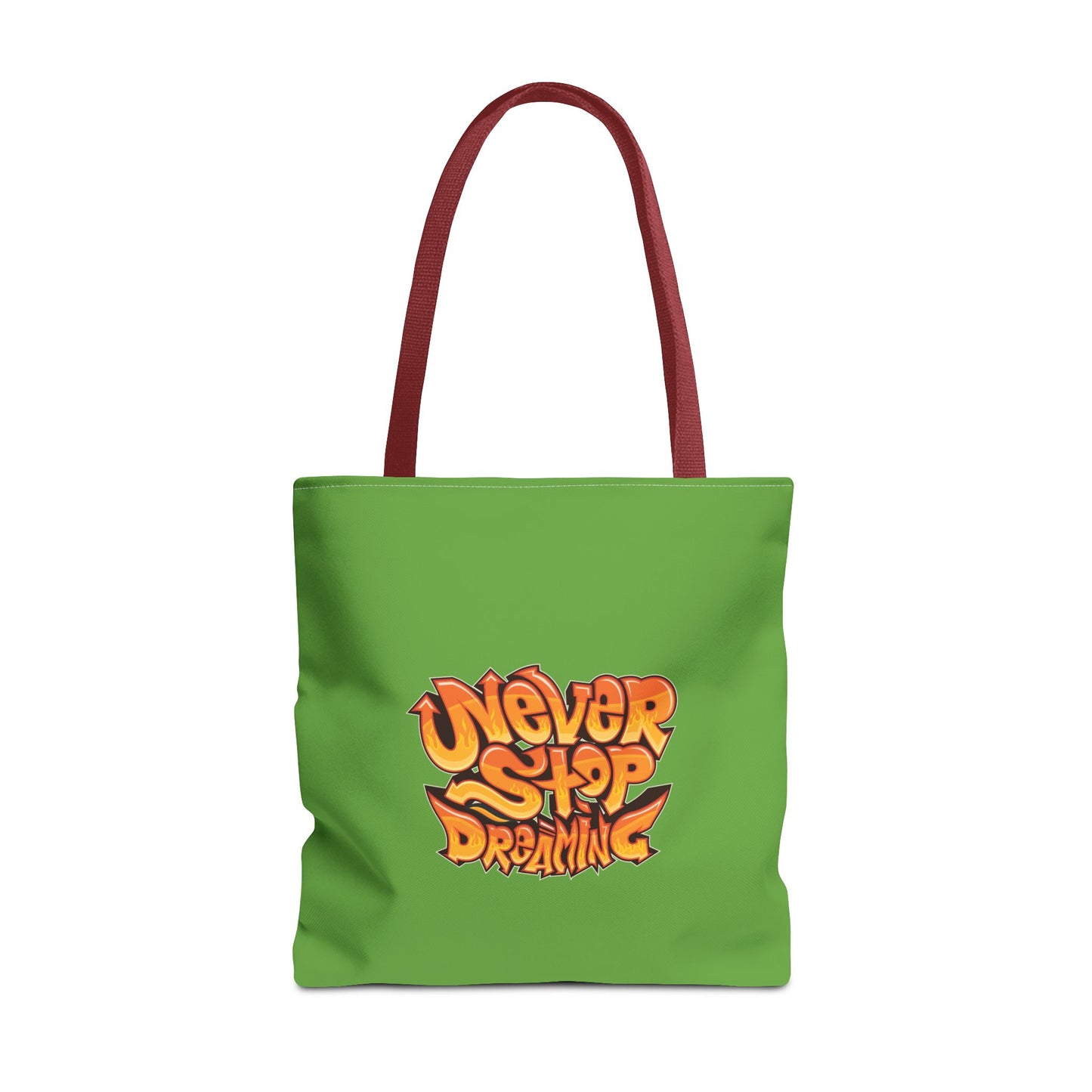 Never Stop Dreaming Tote Bag (AOP)