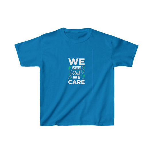 We See And We Care Kids Heavy Cotton™ Tee