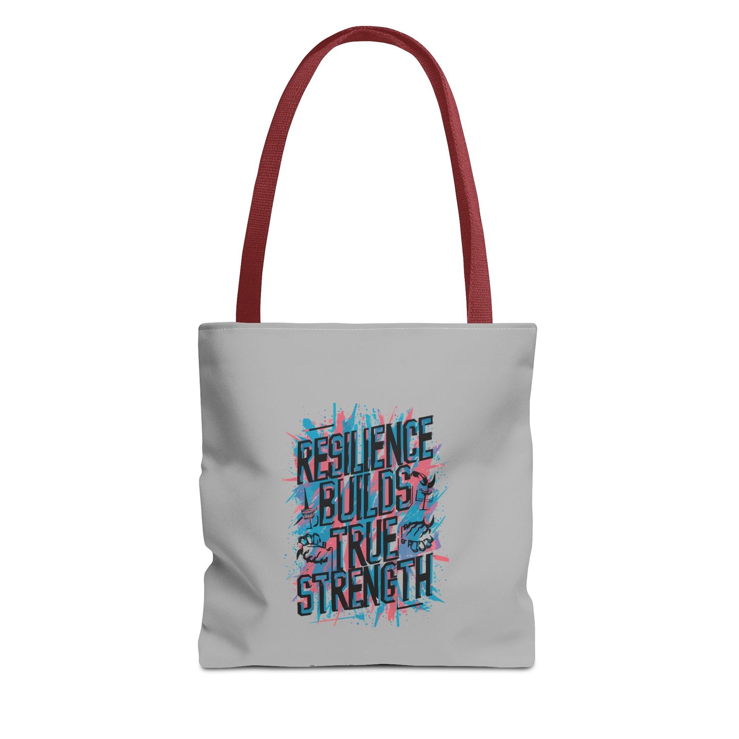 Resilience Builds True Strength Tote Bag (AOP)