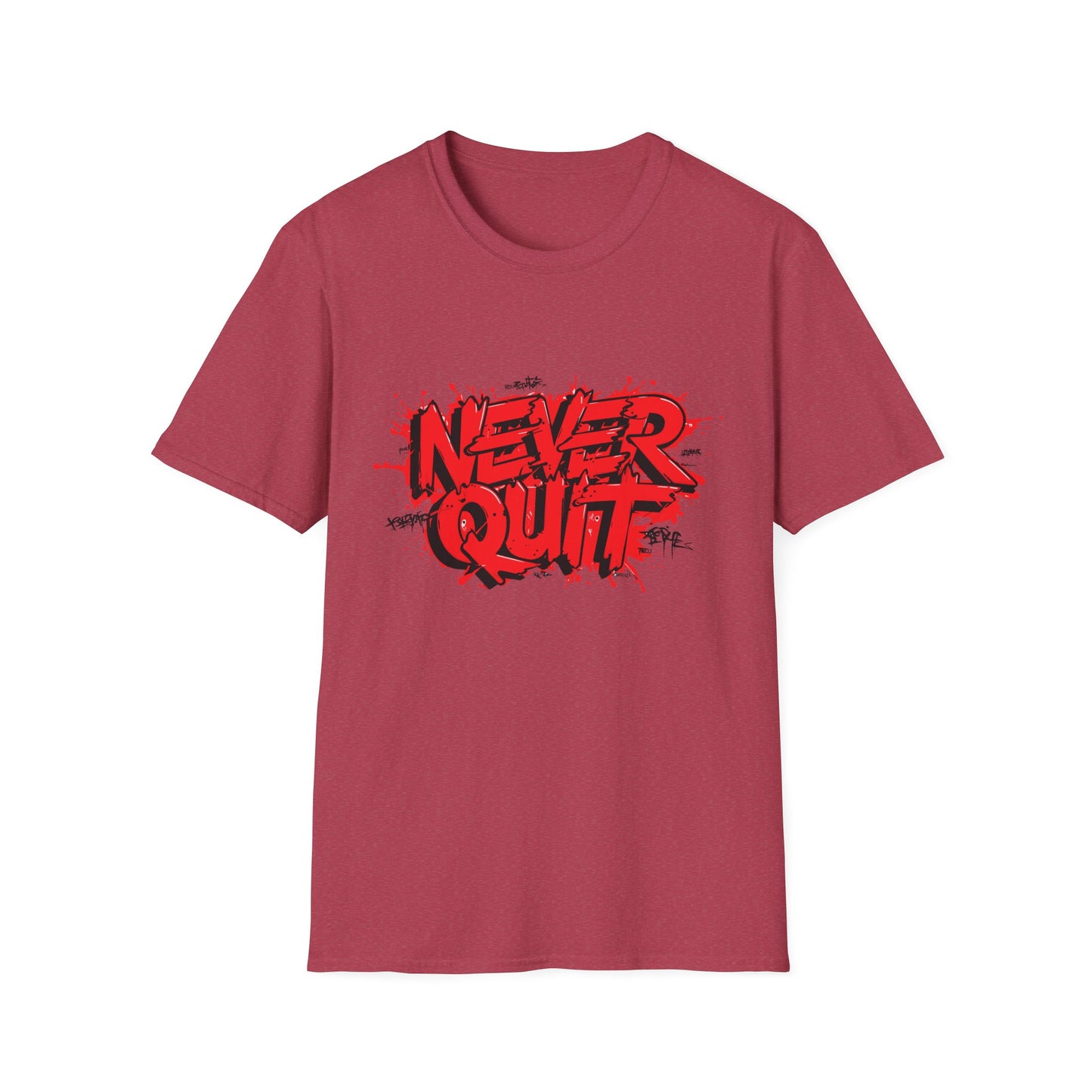 Never Quit Unisex Softstyle T-Shirt