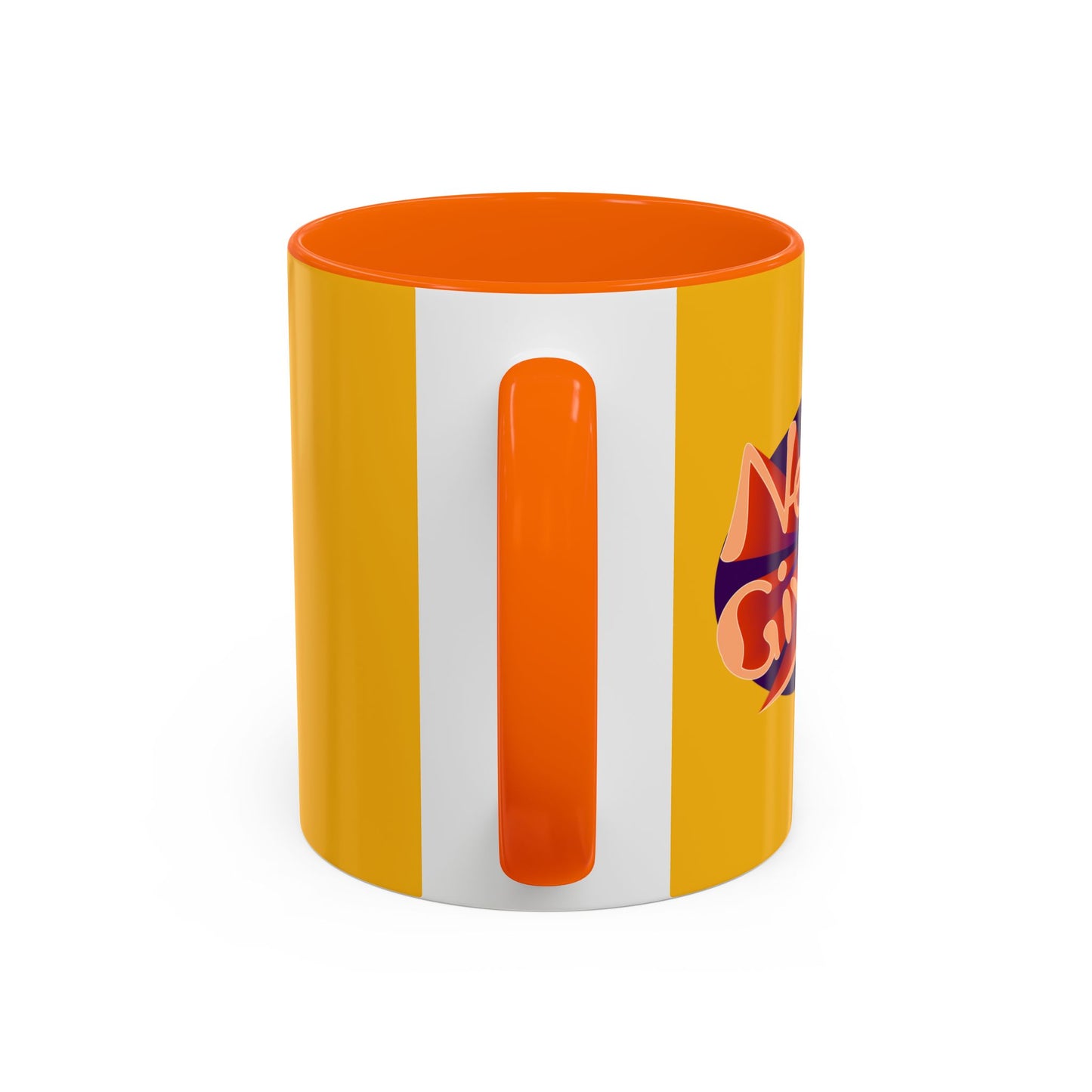 Never Give Up Accent Coffee Mug (11, 15oz)