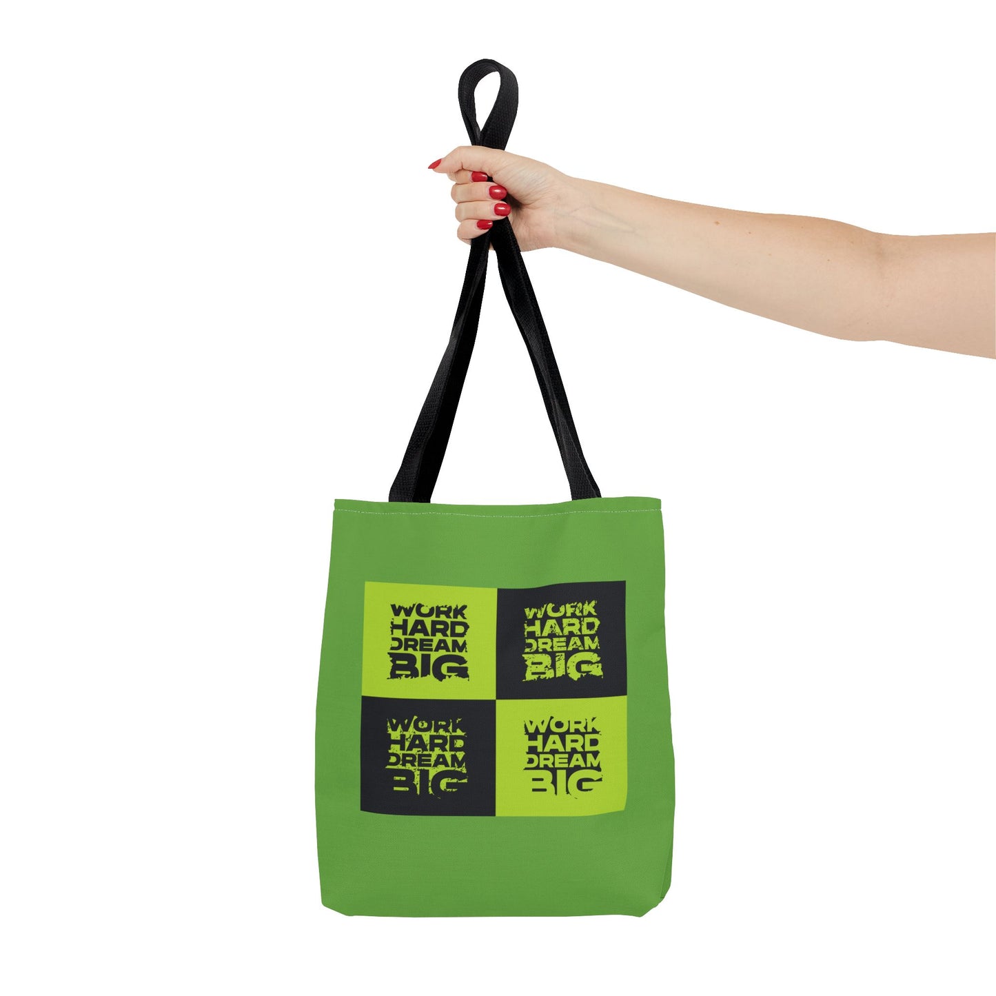 Work Hard Dream Big Tote Bag (AOP)