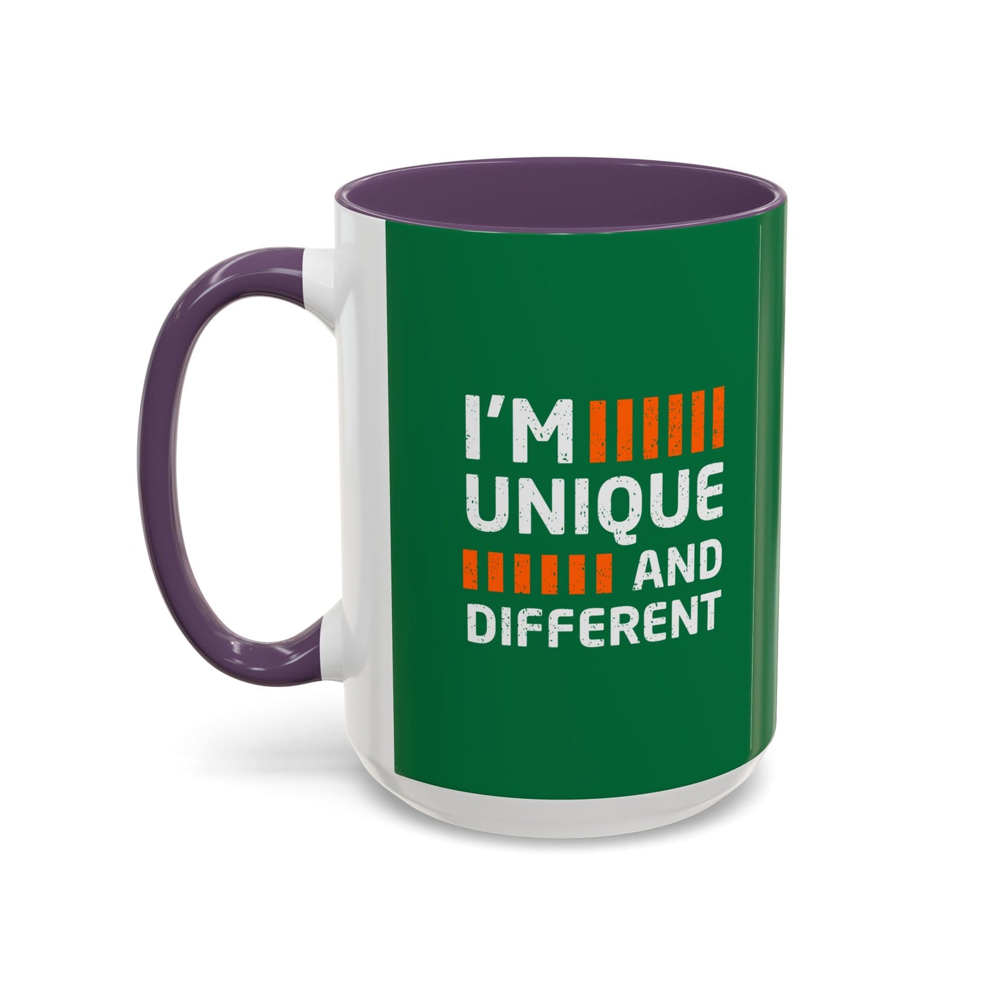 I'm Unique And Different Accent Coffee Mug (11, 15oz)