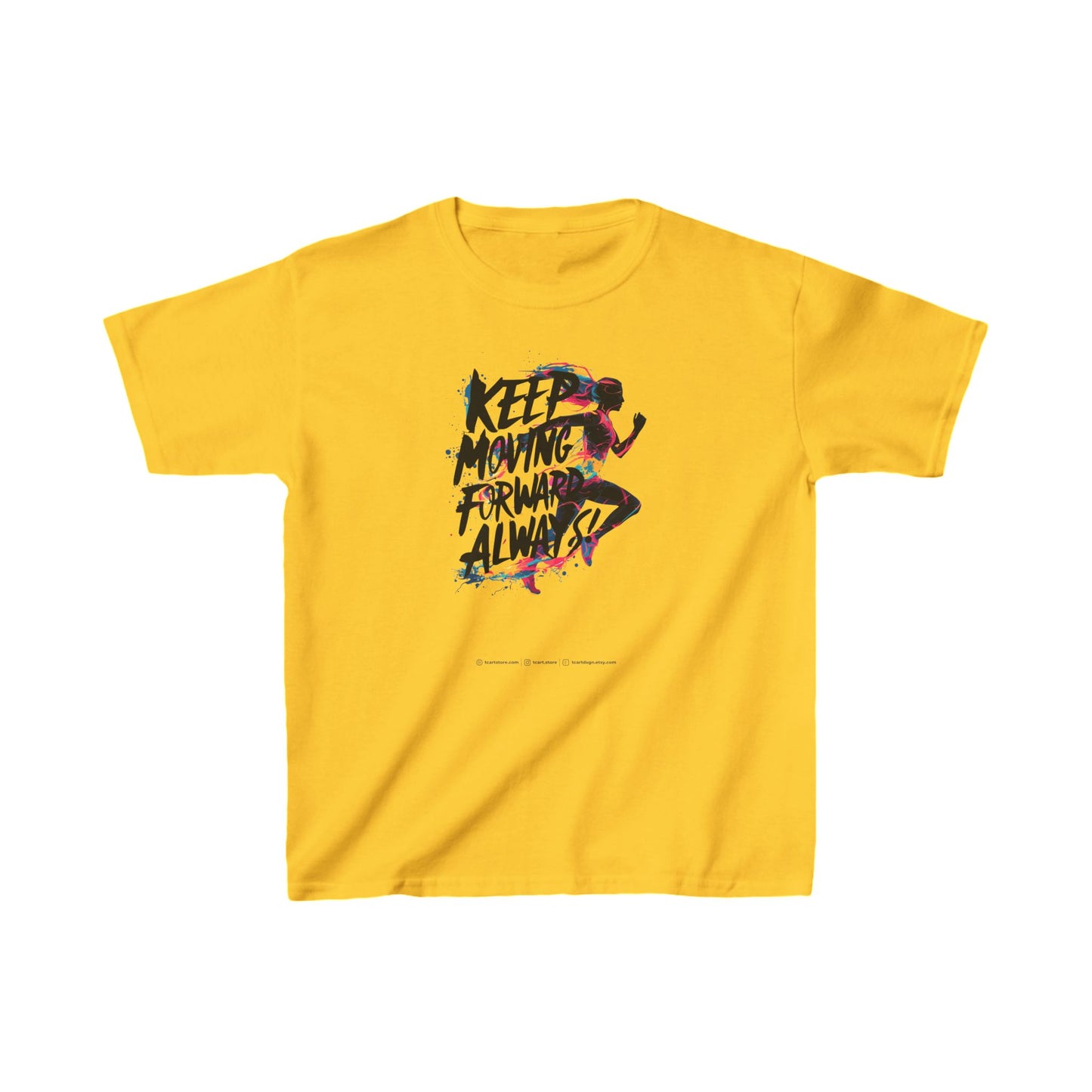 Keep Moving Forward Always Kids Heavy Cotton™ Tee
