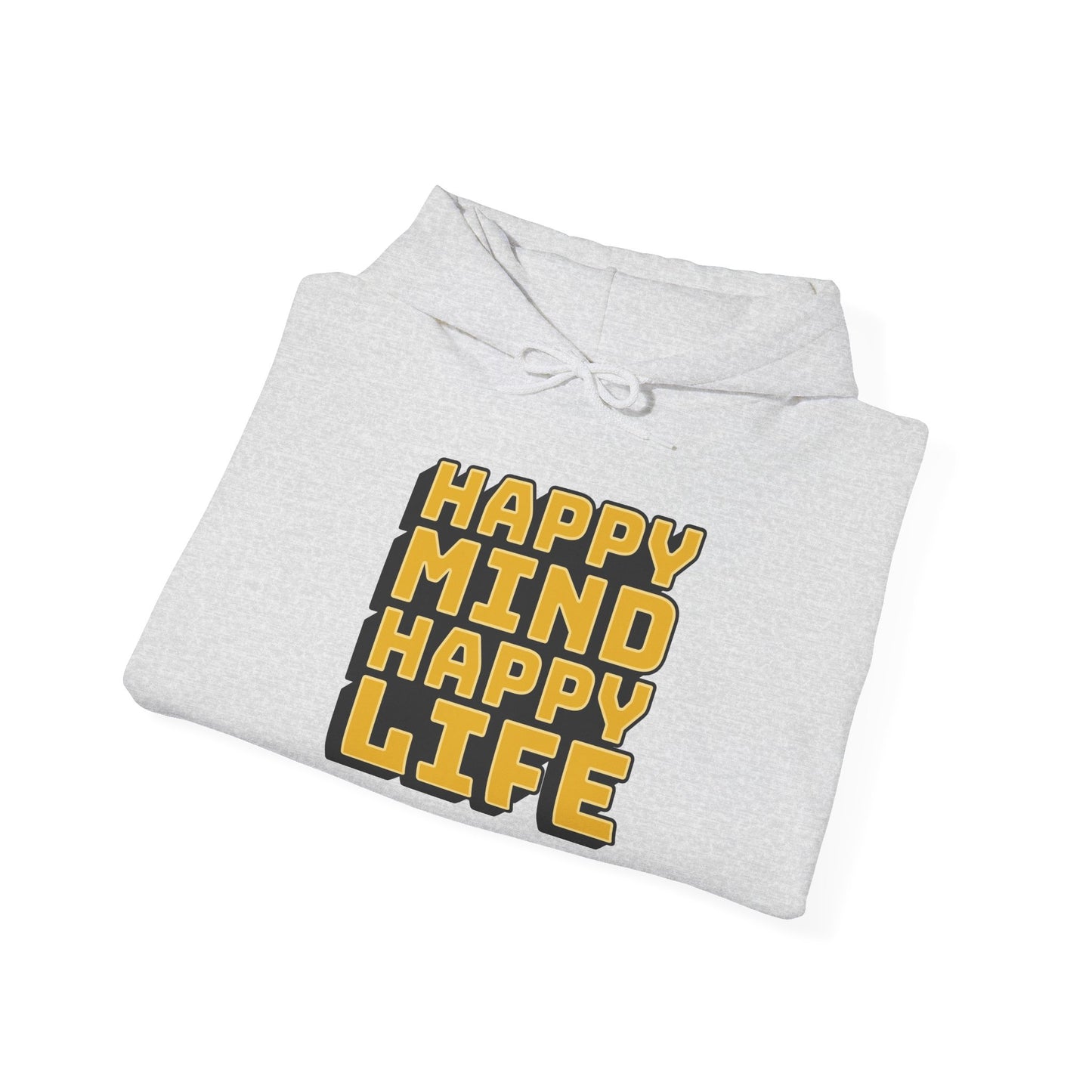Happy Mind Happy Life Unisex Heavy Blend™ Hooded Sweatshirt