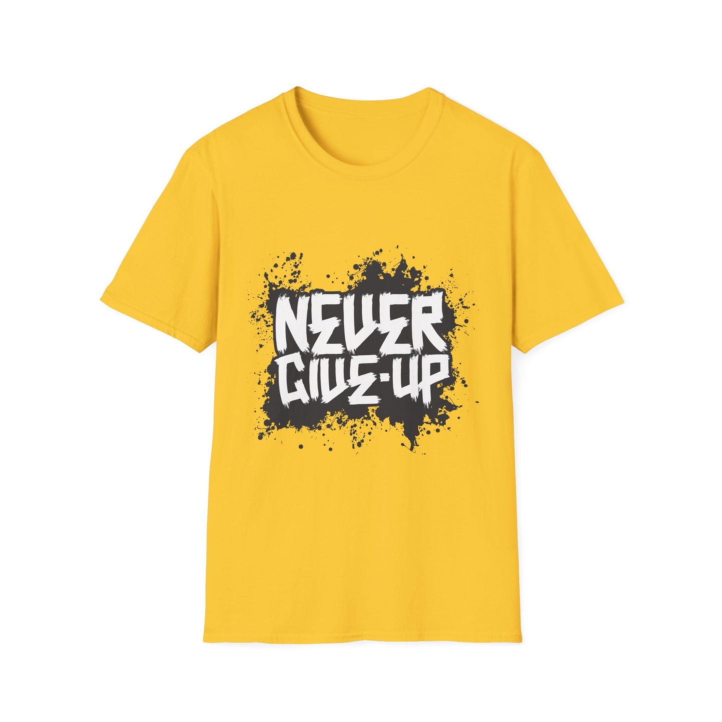 Never Give Up Unisex Softstyle T-Shirt