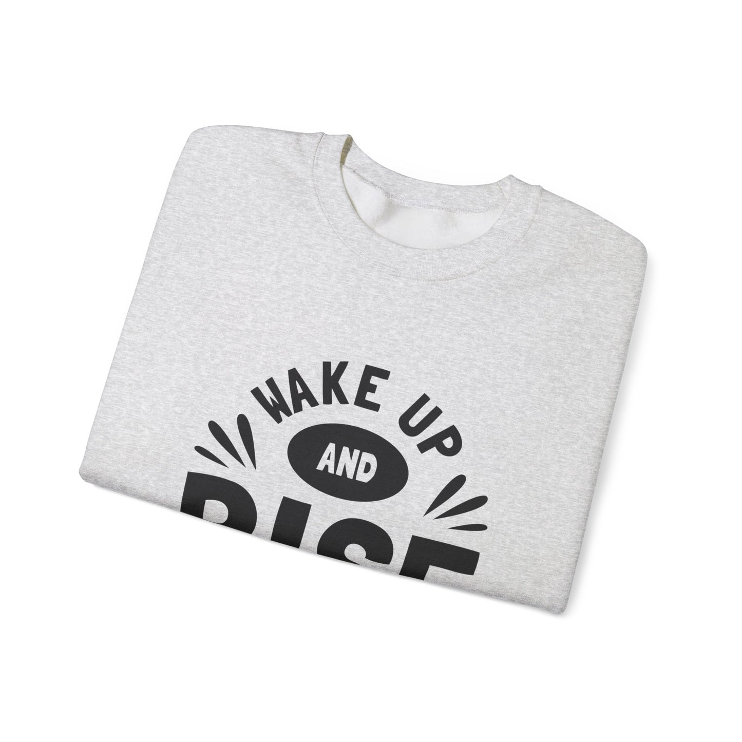 Wake Up And Rise Again Unisex Heavy Blend™ Crewneck Sweatshirt