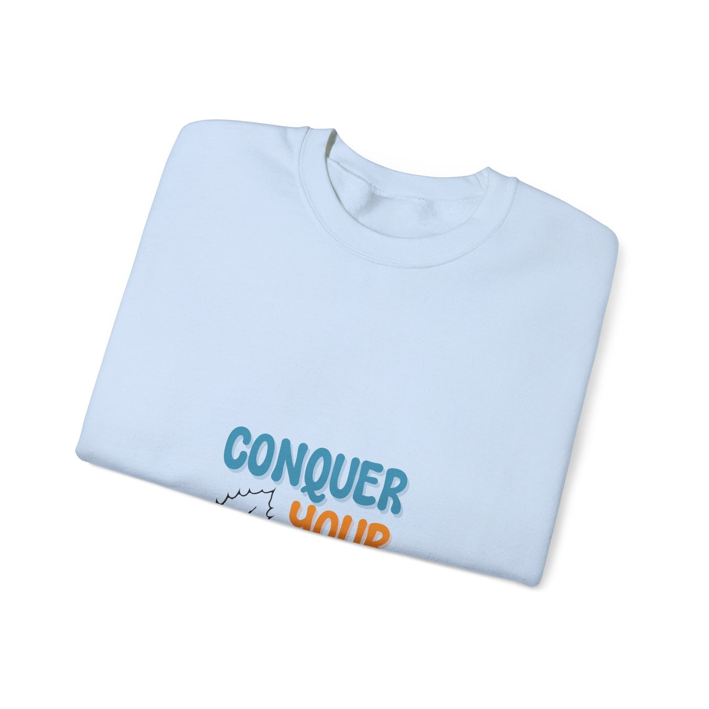 Conquer Your Goals Unisex Heavy Blend™ Crewneck Sweatshirt