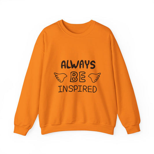 Always Be Inspired Unisex Heavy Blend™ Crewneck Sweatshirt