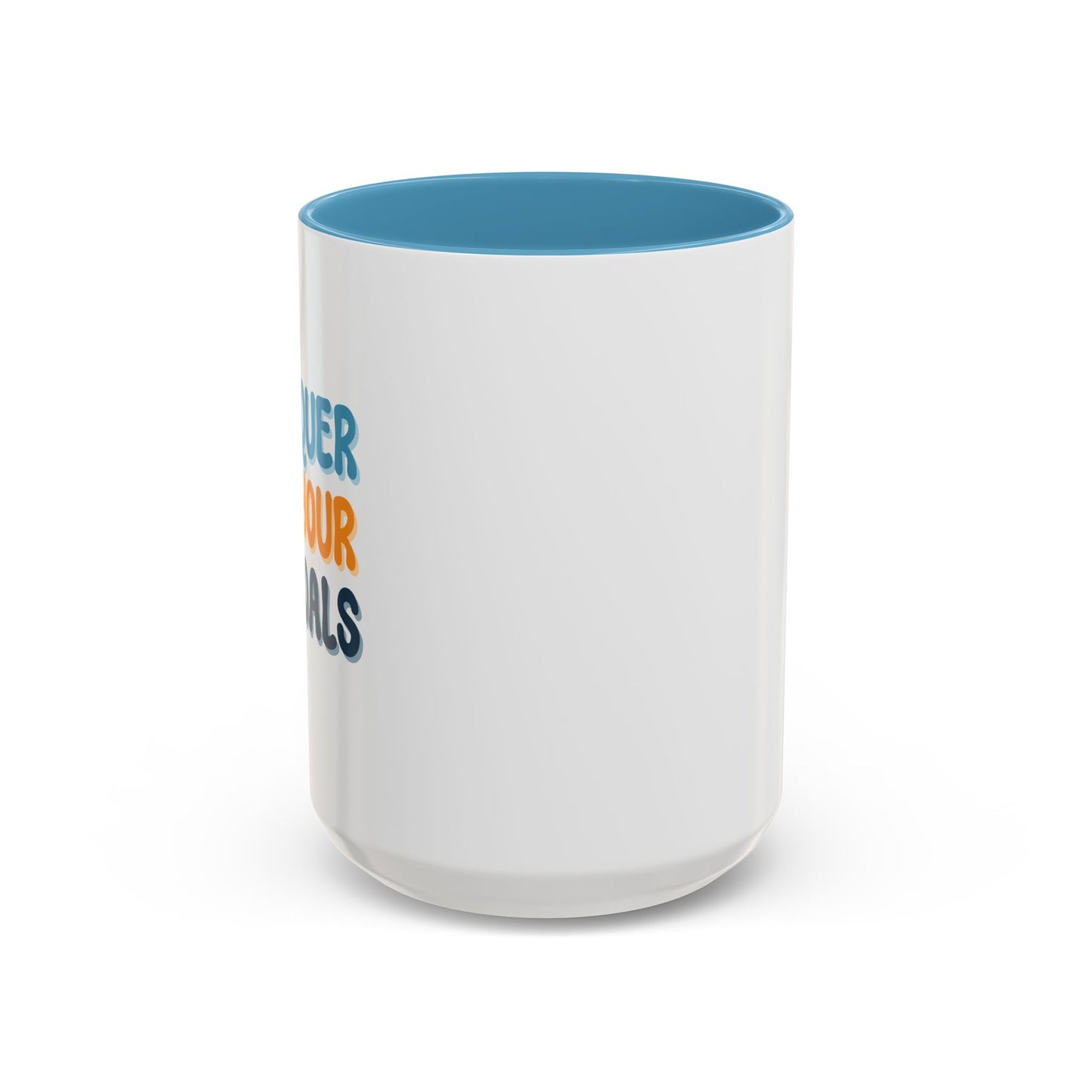 Conquer Your Goals Accent Coffee Mug (11, 15oz)