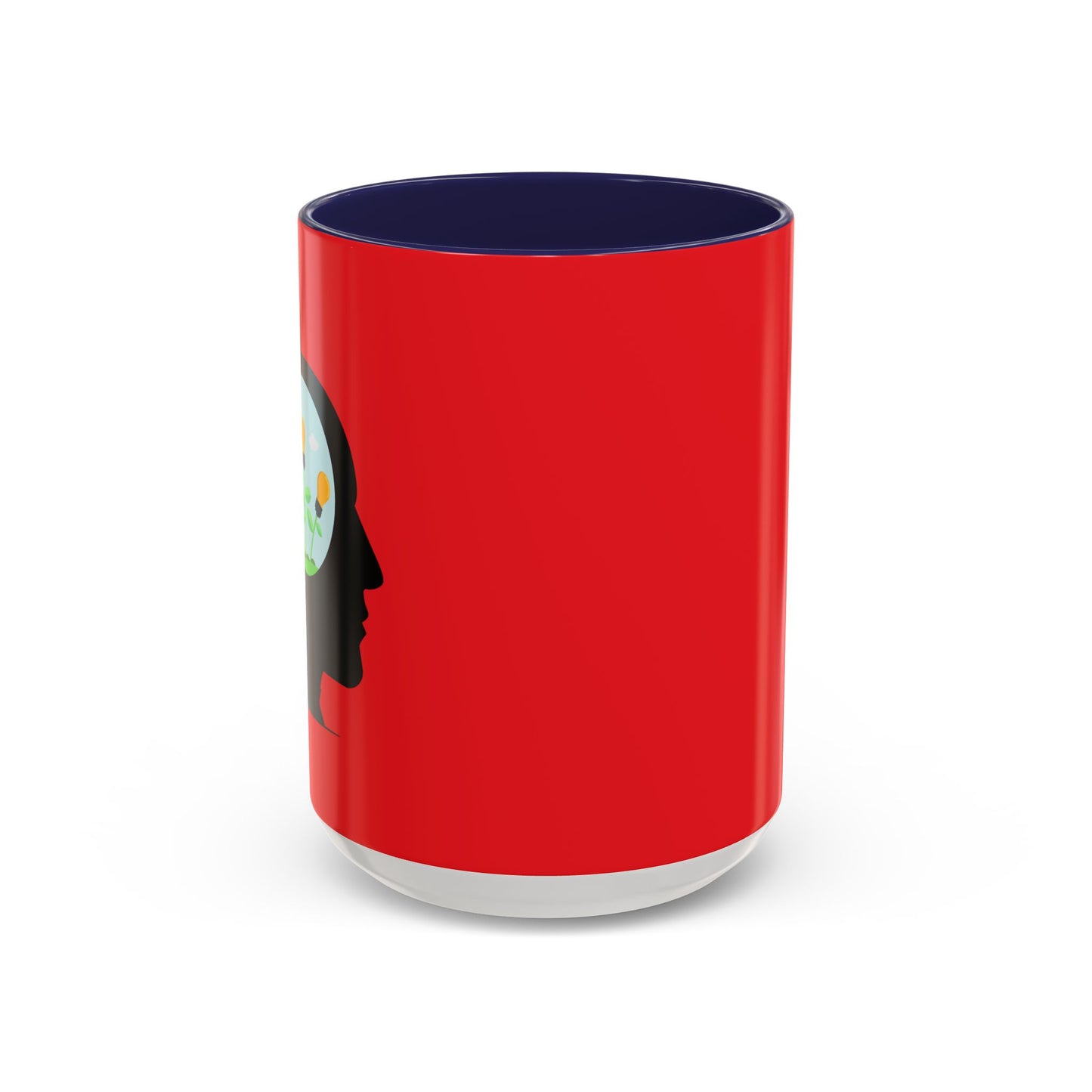 Mindset And Positive Thoughts Accent Coffee Mug (11, 15oz)