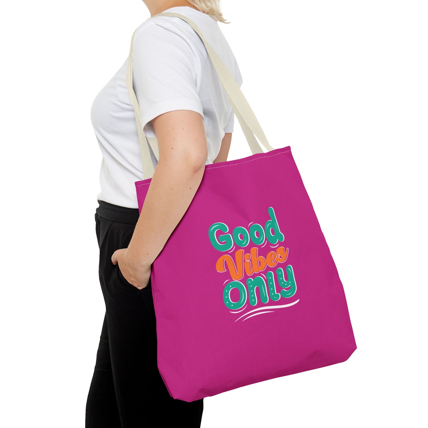 Good Vides Only Tote Bag (AOP)