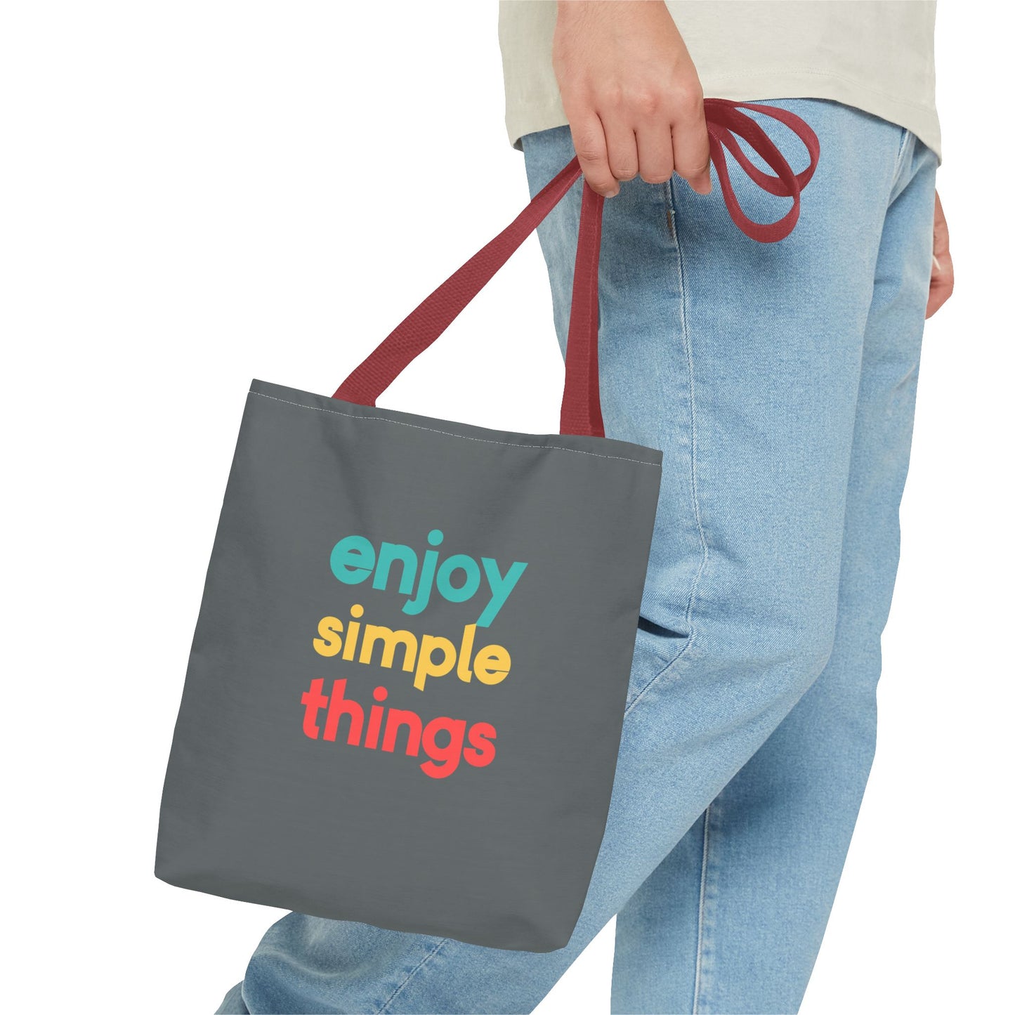 Enjoy Simple Things Tote Bag (AOP)