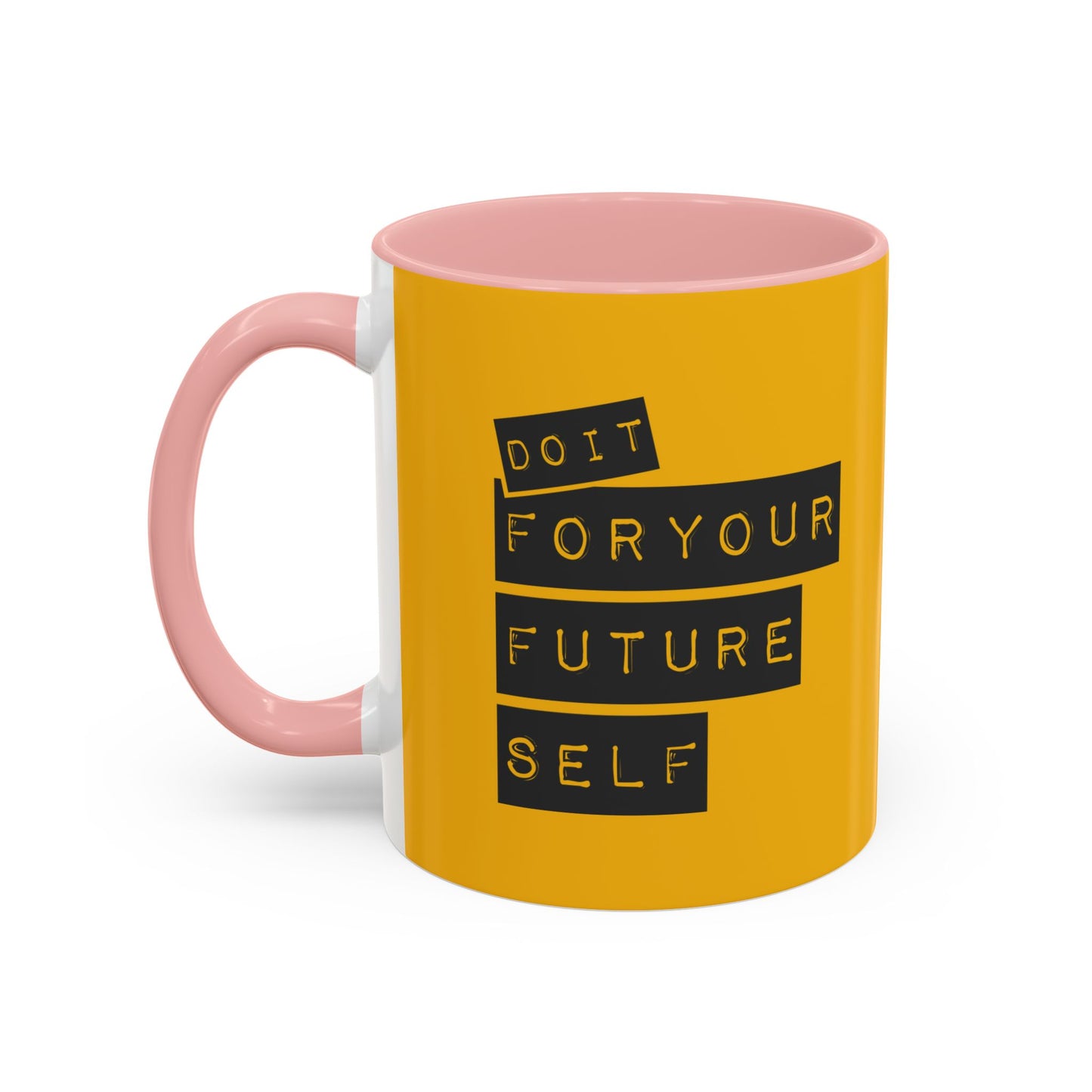 Do It For Your Future Self  Accent Coffee Mug (11, 15oz)