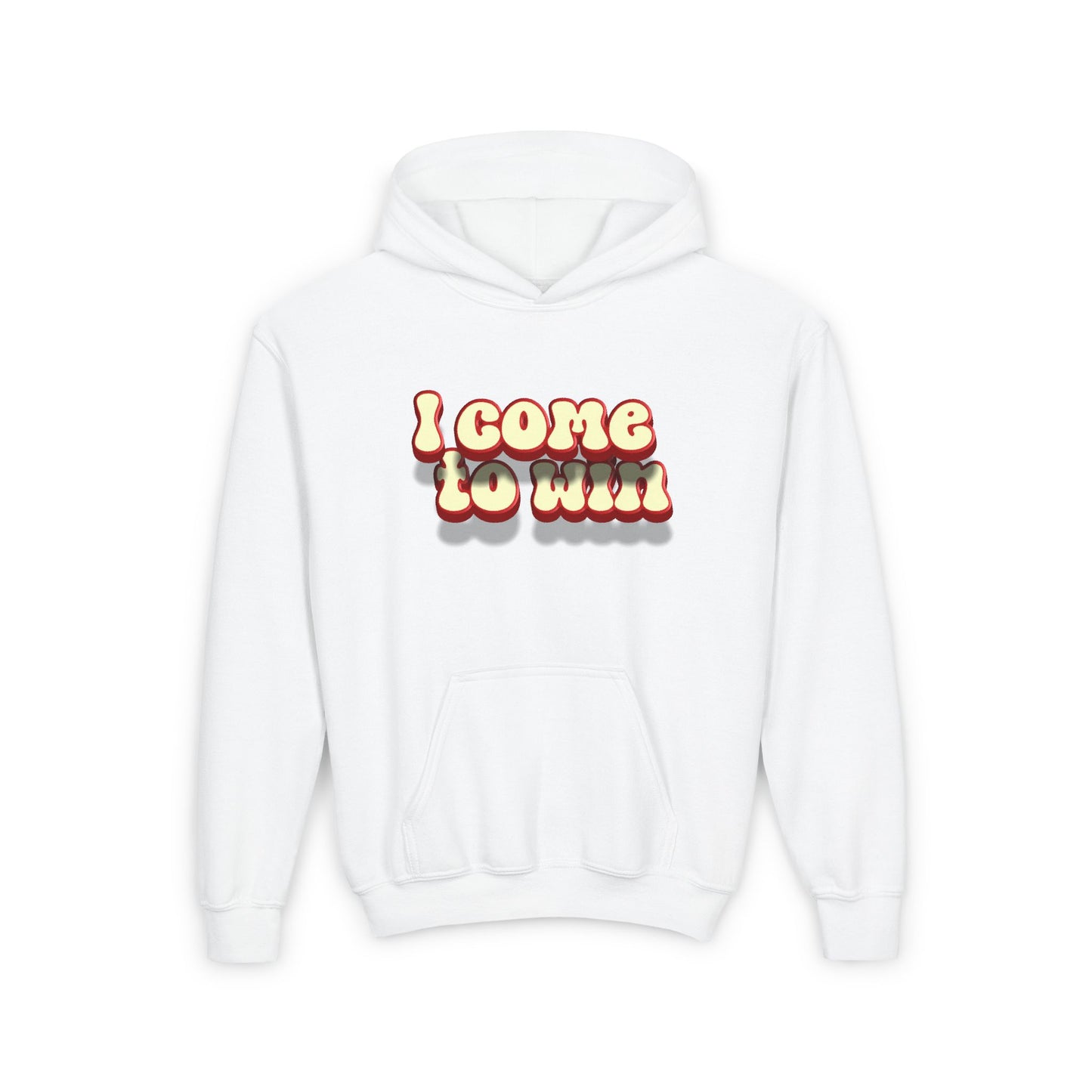 I Come To Win Youth Heavy Blend Hooded Sweatshirt