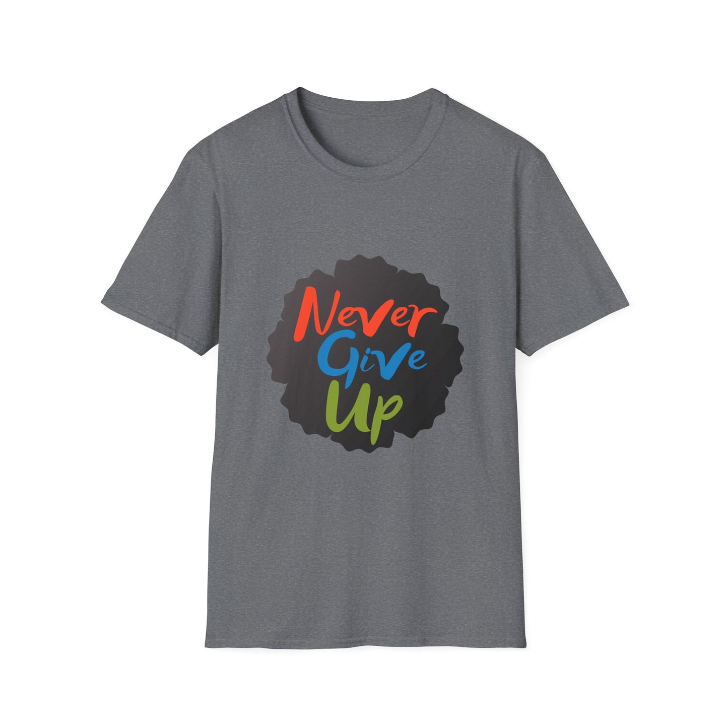 Never Give Up Unisex Softstyle T-Shirt