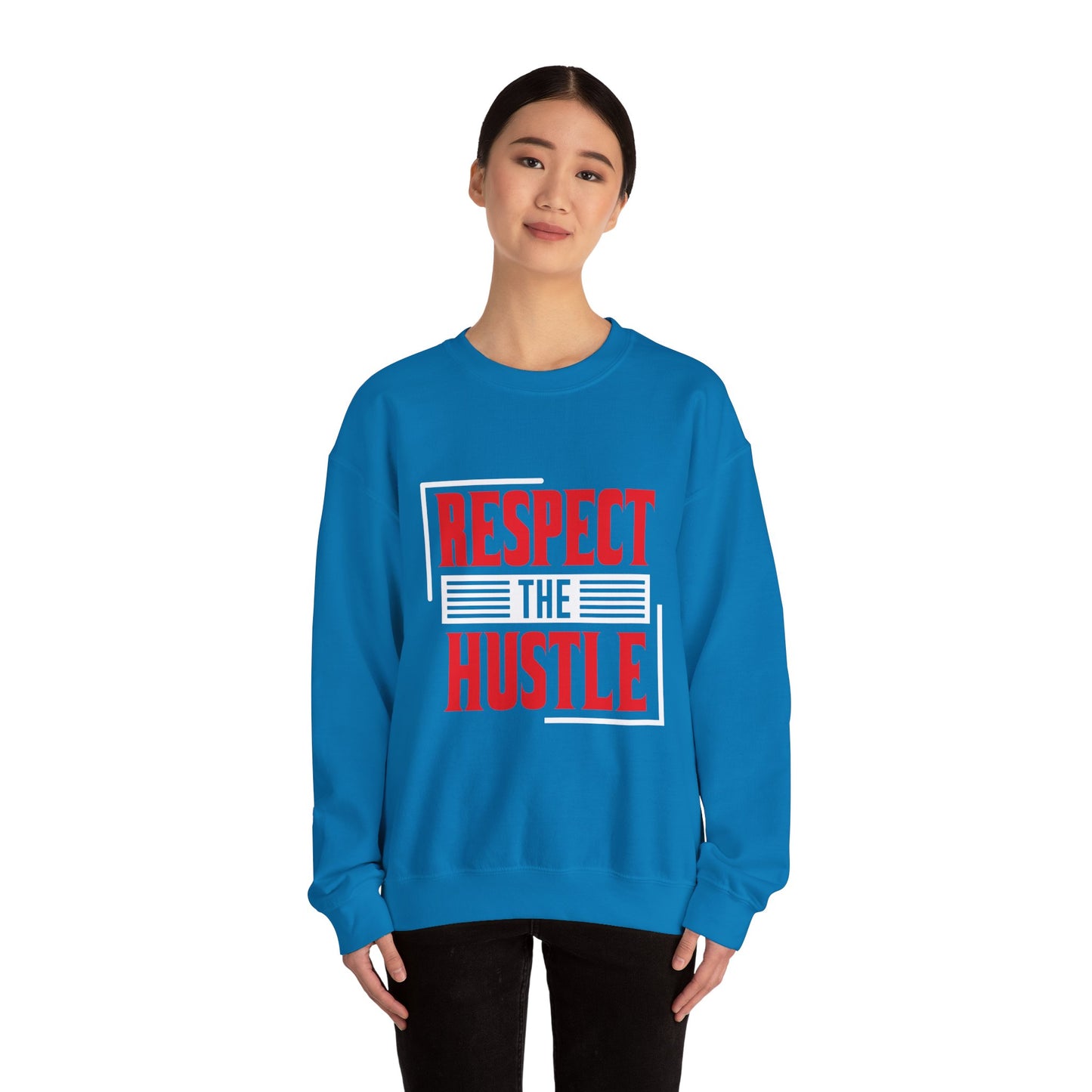 Respect The Hustle Unisex Heavy Blend™ Crewneck Sweatshirt