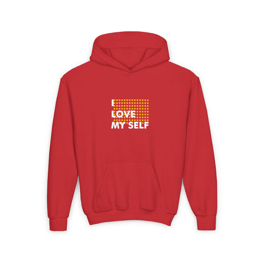 I Love Myself Youth Heavy Blend Hooded Sweatshirt
