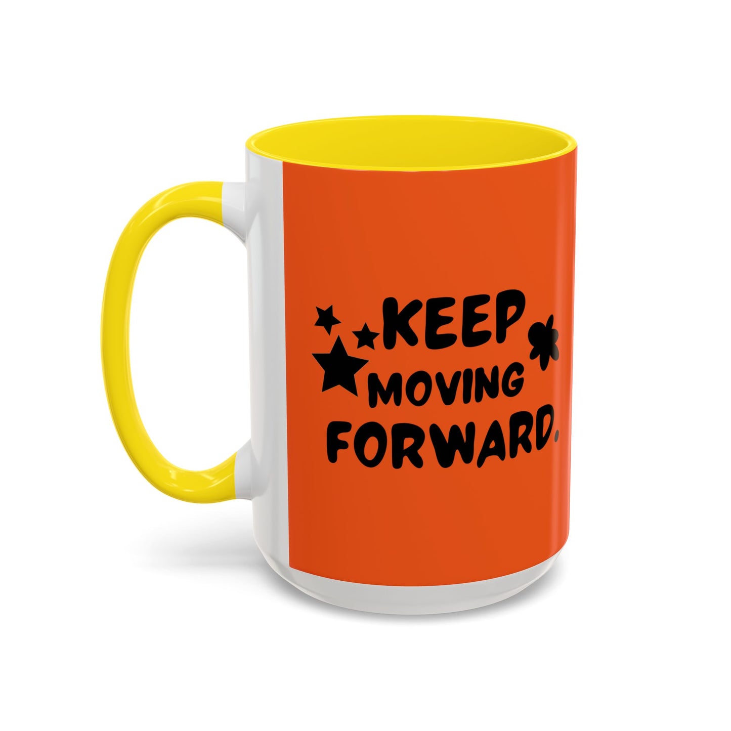 Keep Moving Forward Accent Coffee Mug (11, 15oz)