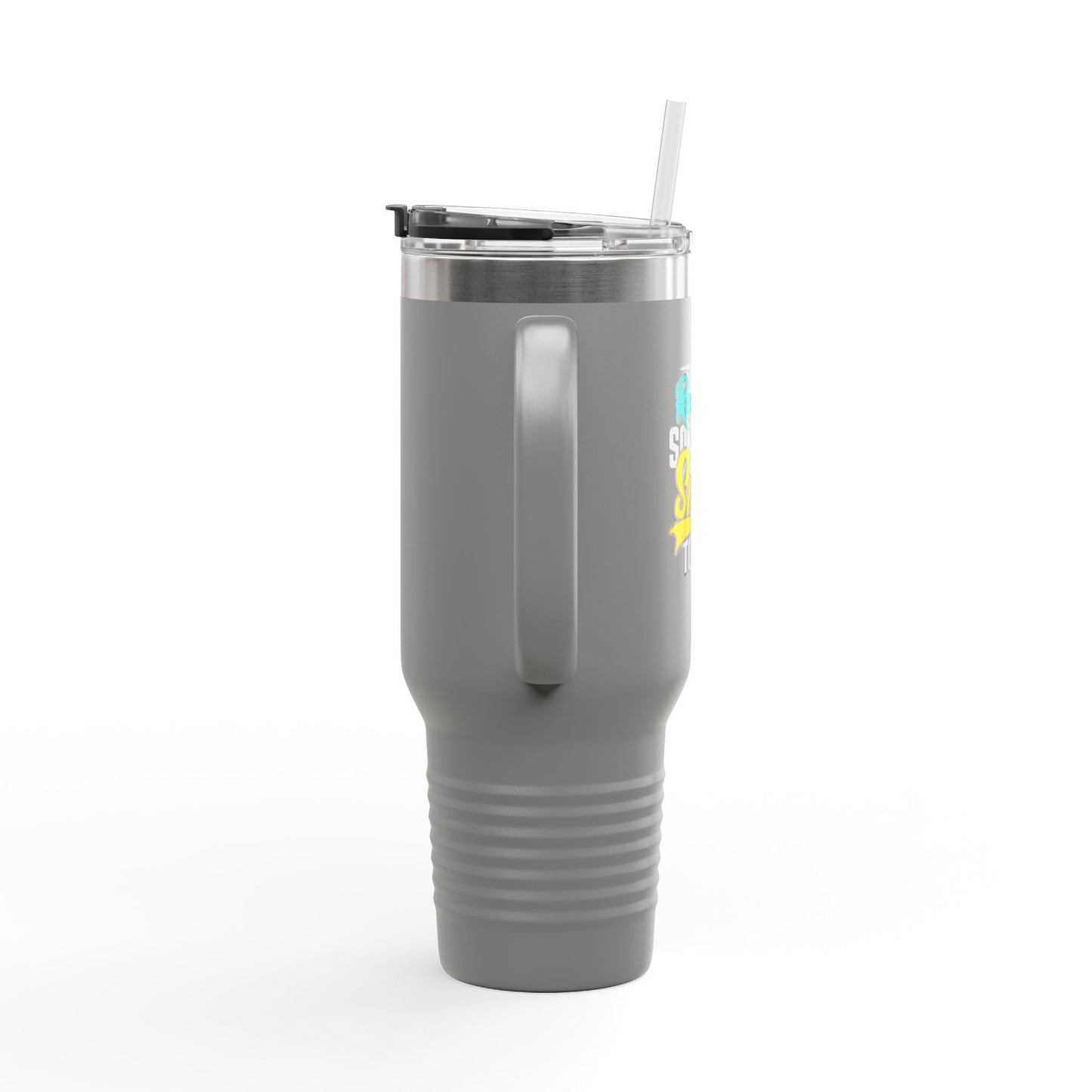 Be The Reason Someone Smile Today Insulated Travel Mug, 40oz