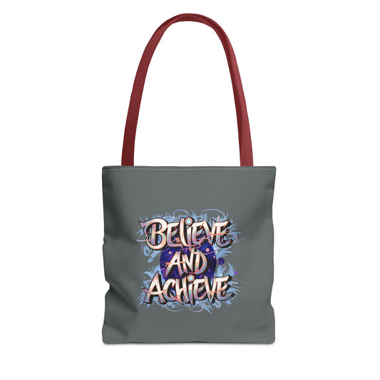 Believe And Achieve Tote Bag (AOP)